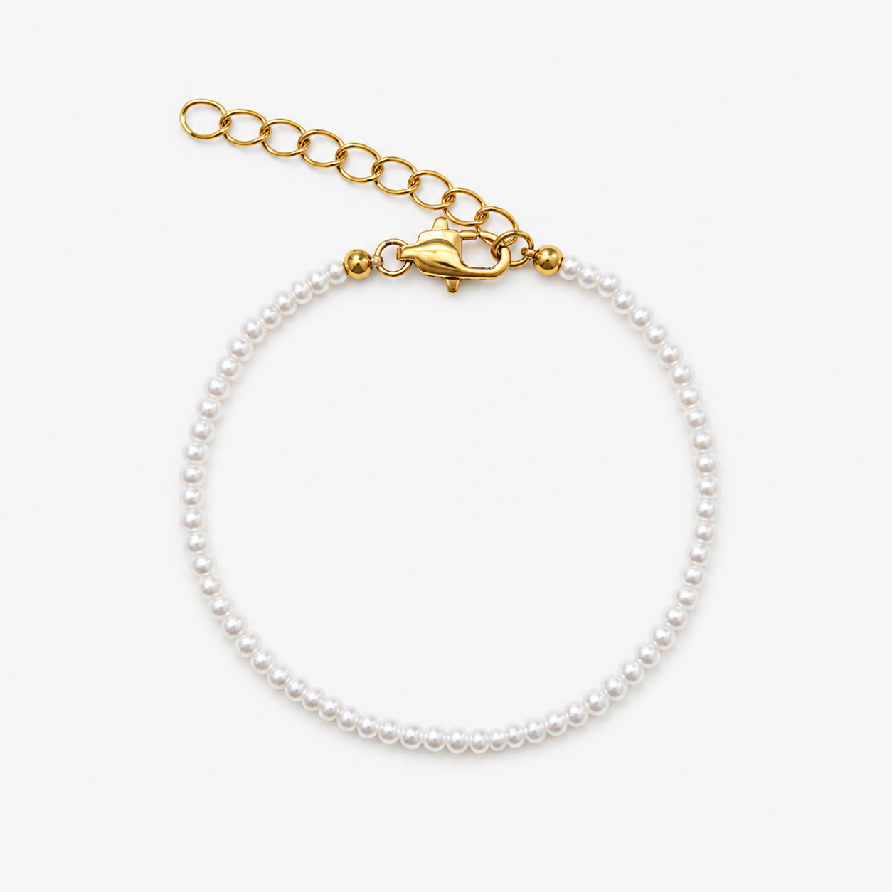 Dot Bead Armband Förgyllt