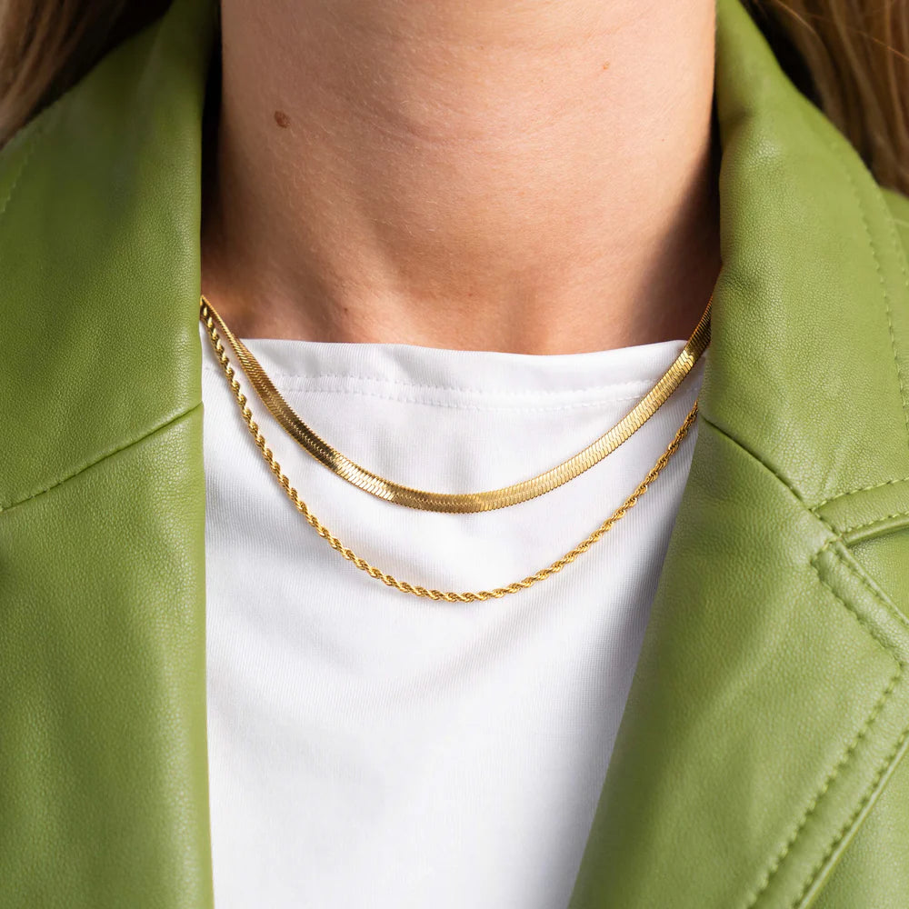 Rep- och armbandsset: 1 halsband och 2 armband