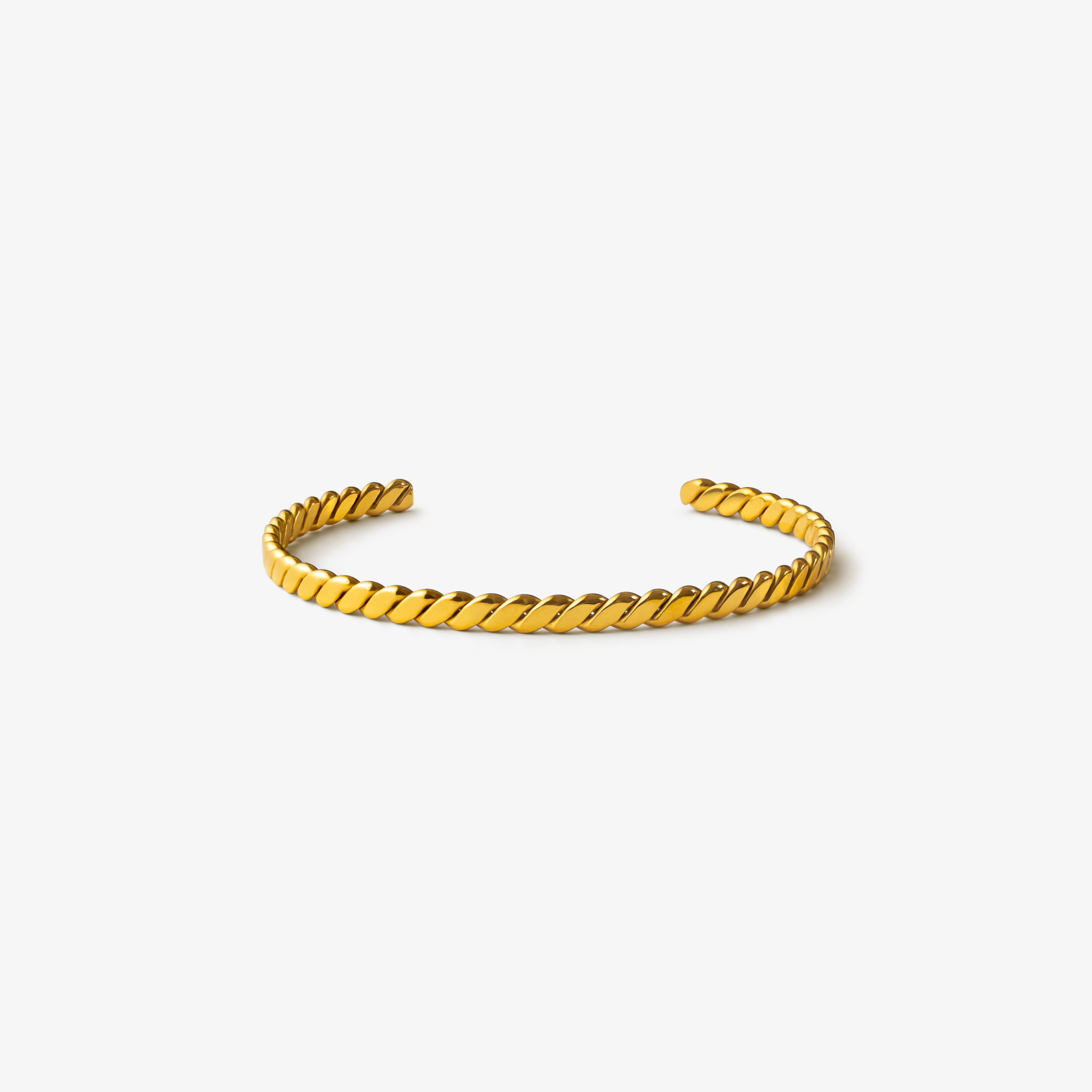 Twisted Bangle Armbånd i guld