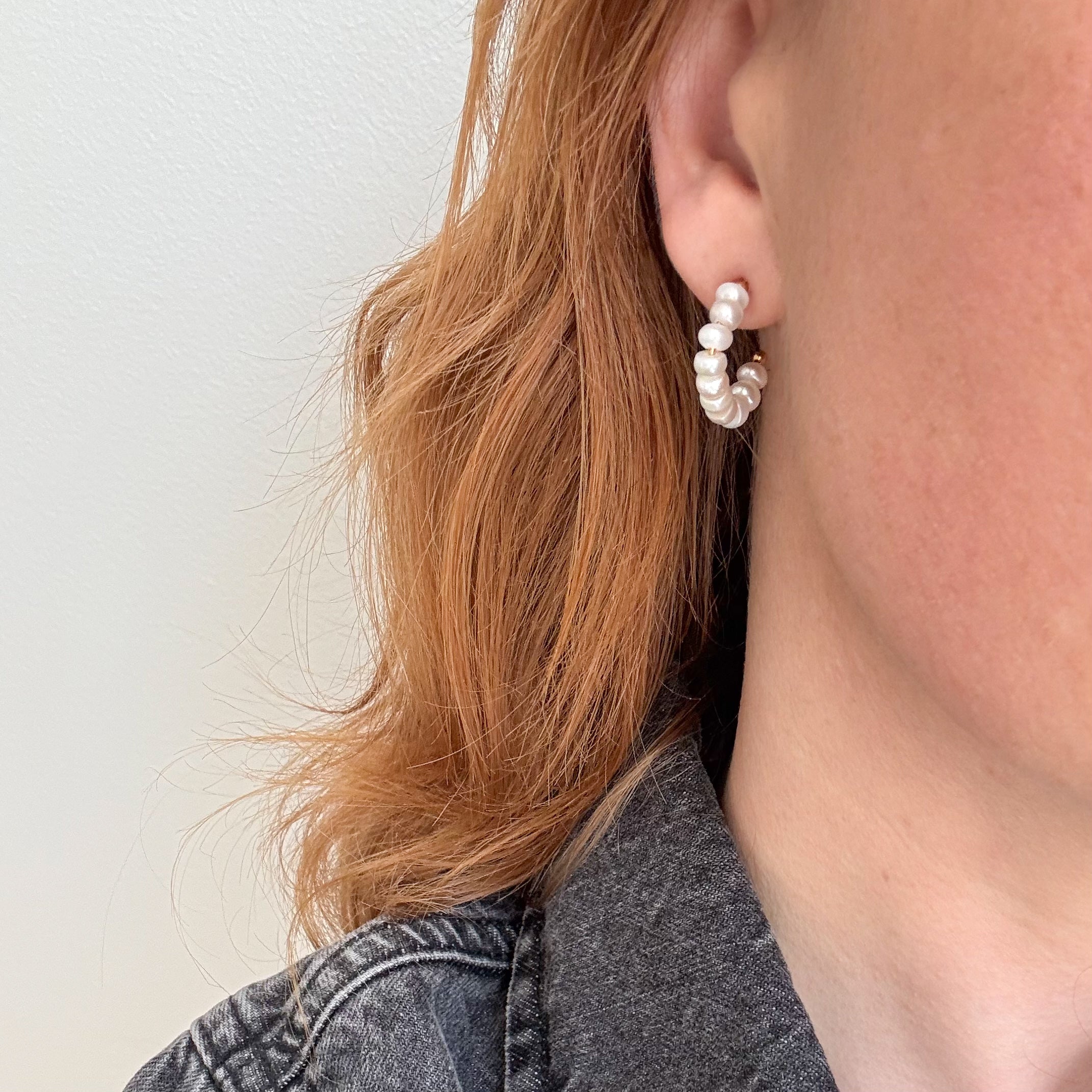 Chunky Pearl Dome Förgylld