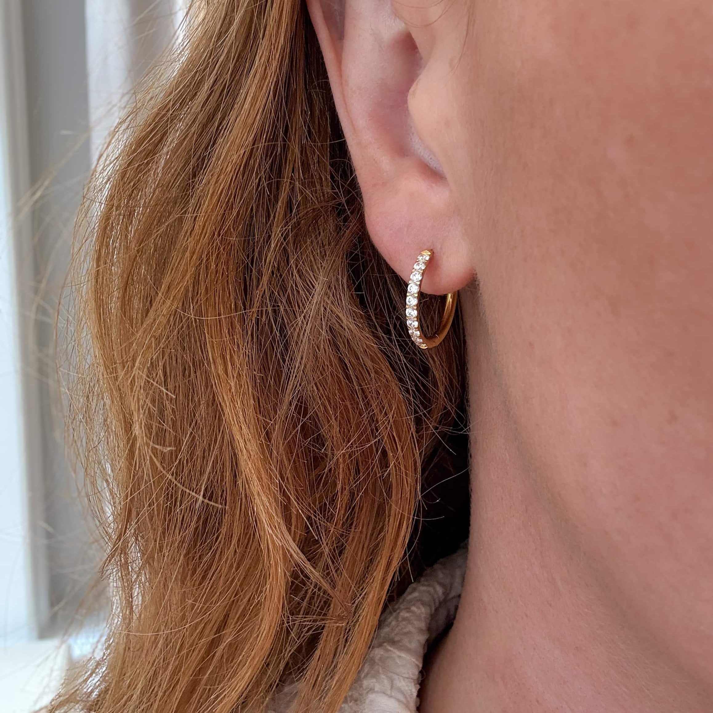 Klassisk kristall dubbelset 14 mm