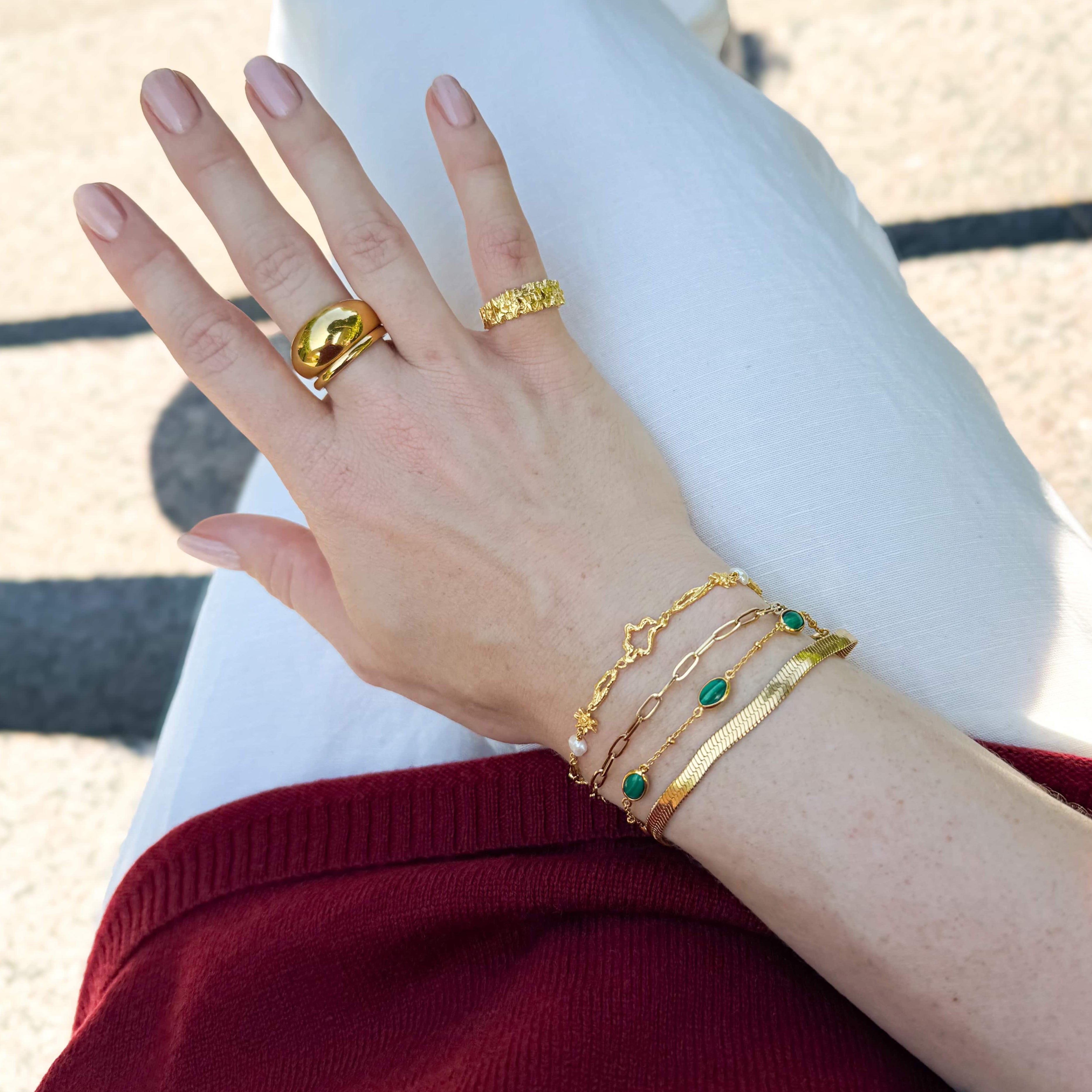 Gem Armband Förgyllt