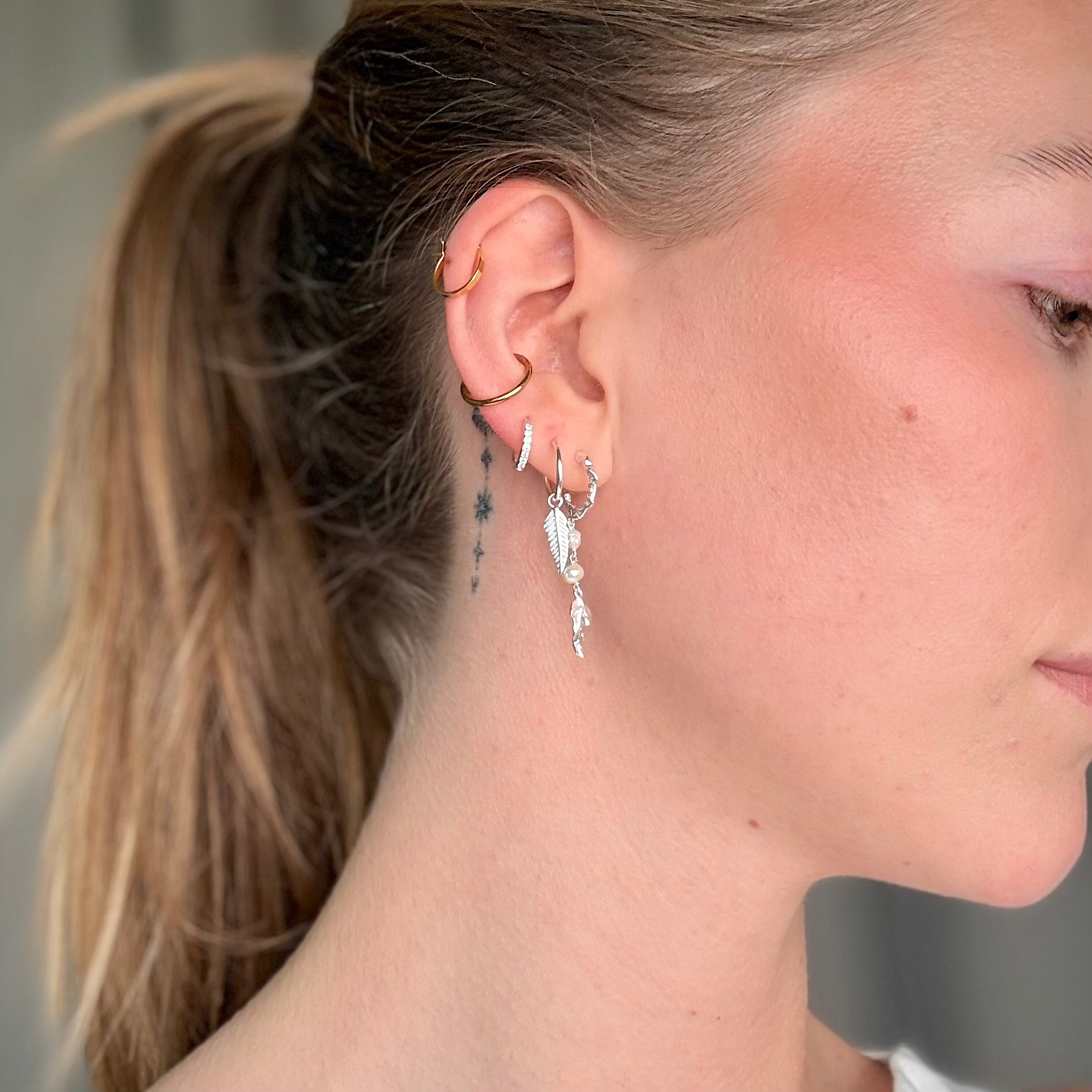 Platt ormhängande set