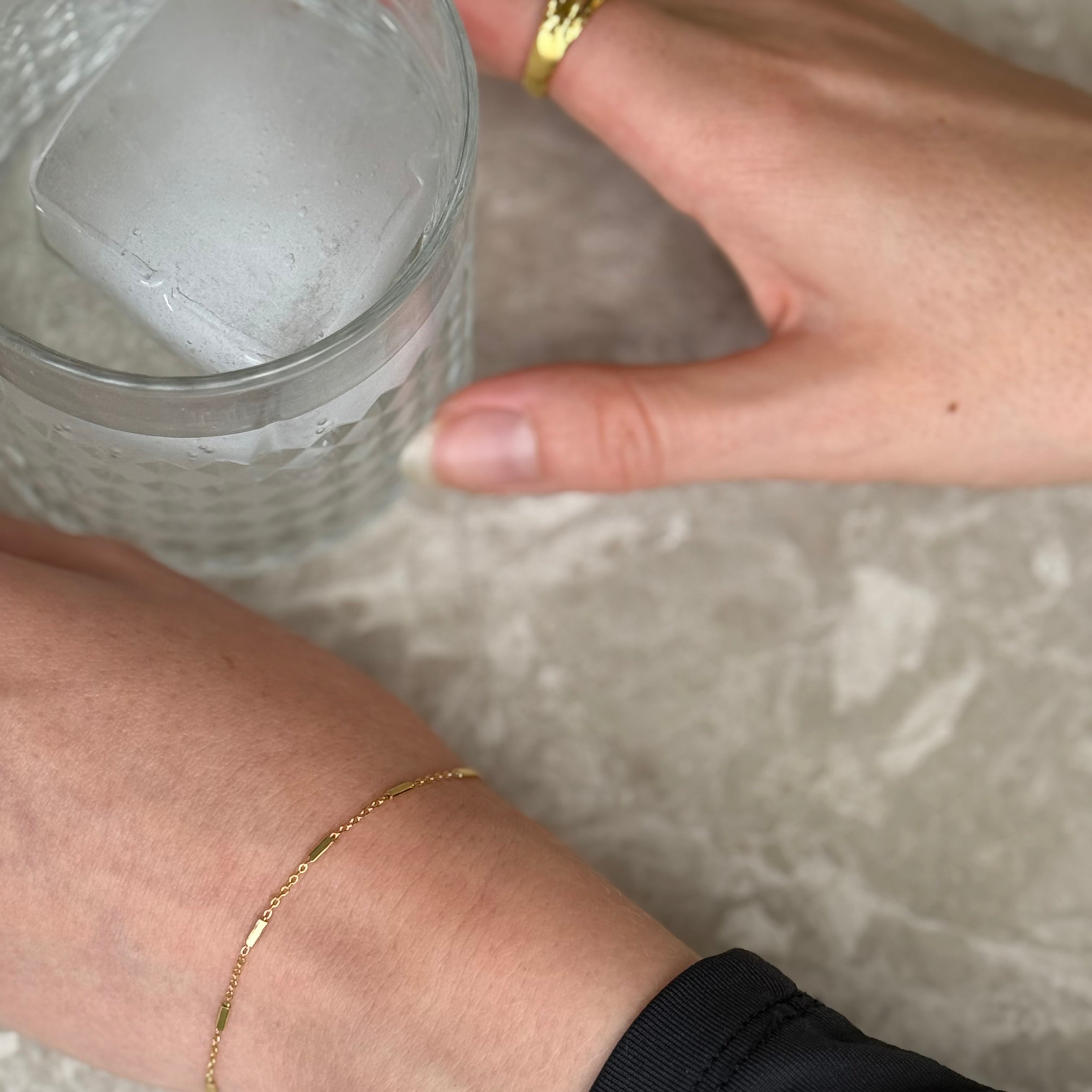 Kabelstångsset guld