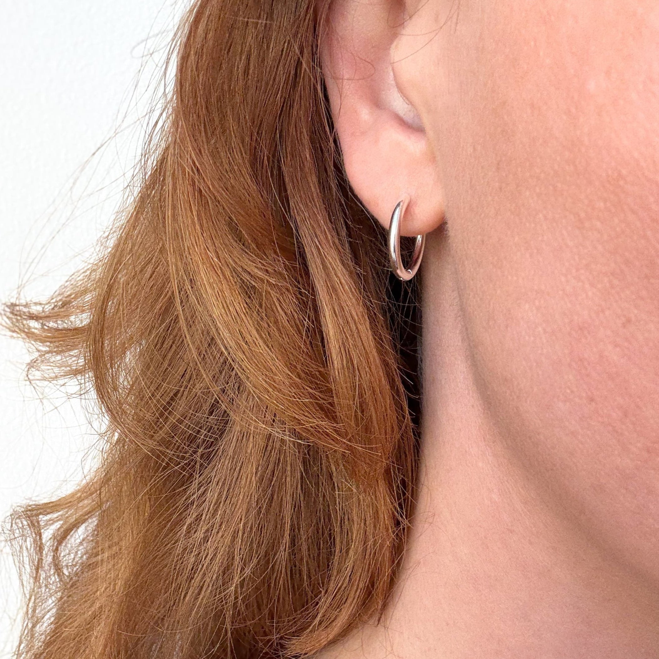 Klassisk Hoop 16 mm Försilvrad