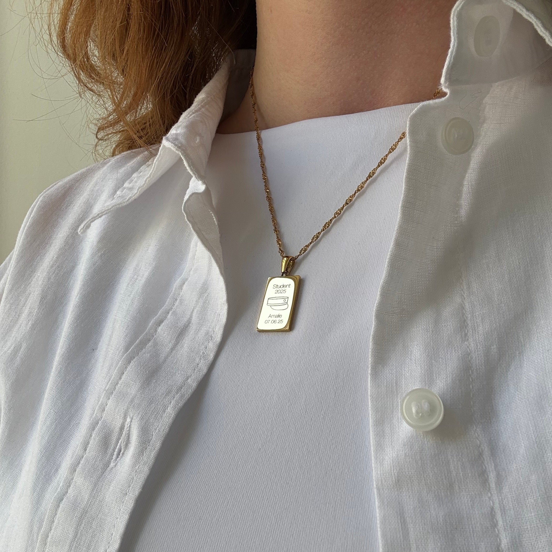 Halsband för studentmössa