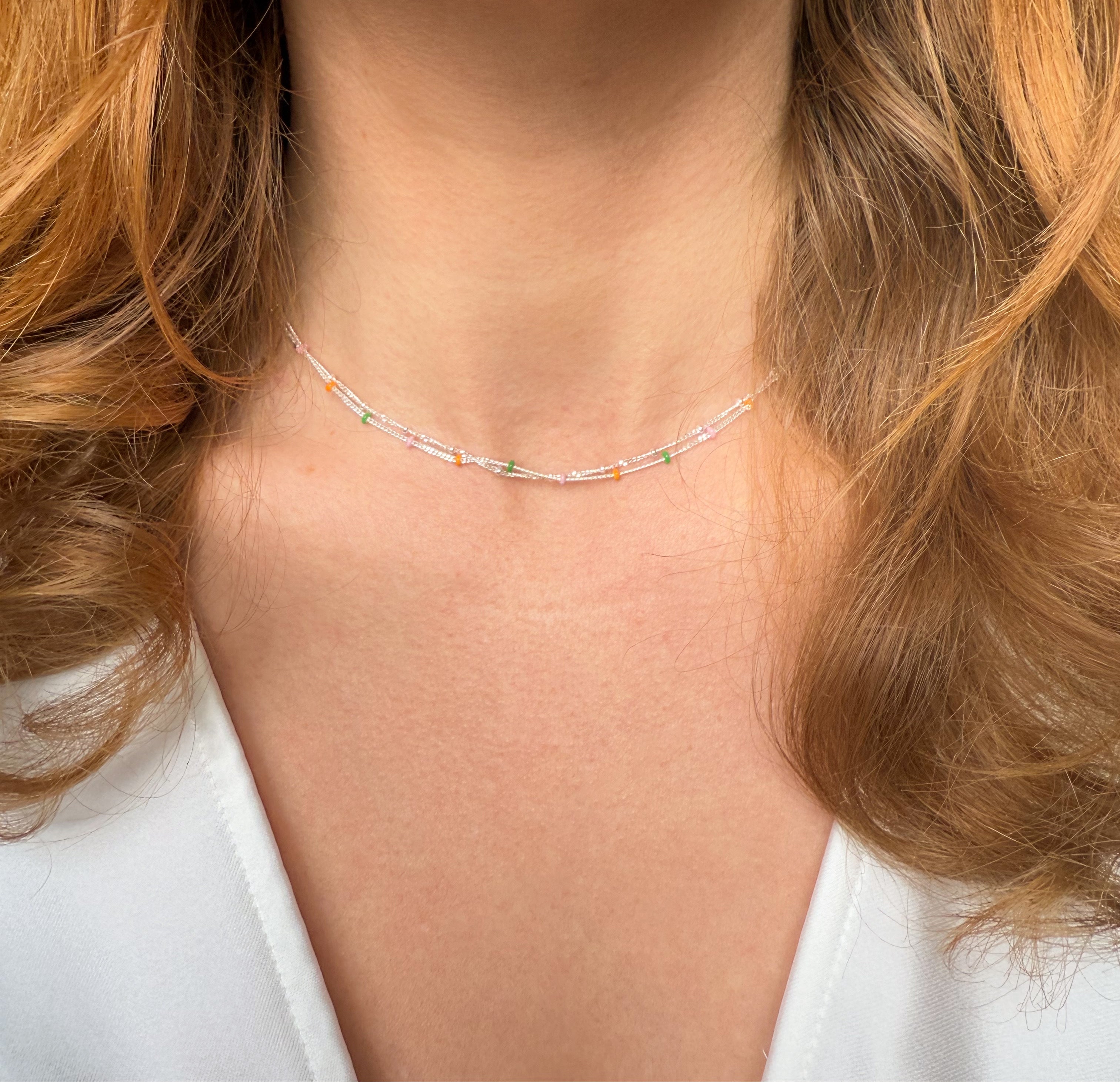 Multi Dot och Hamrad Silver Set