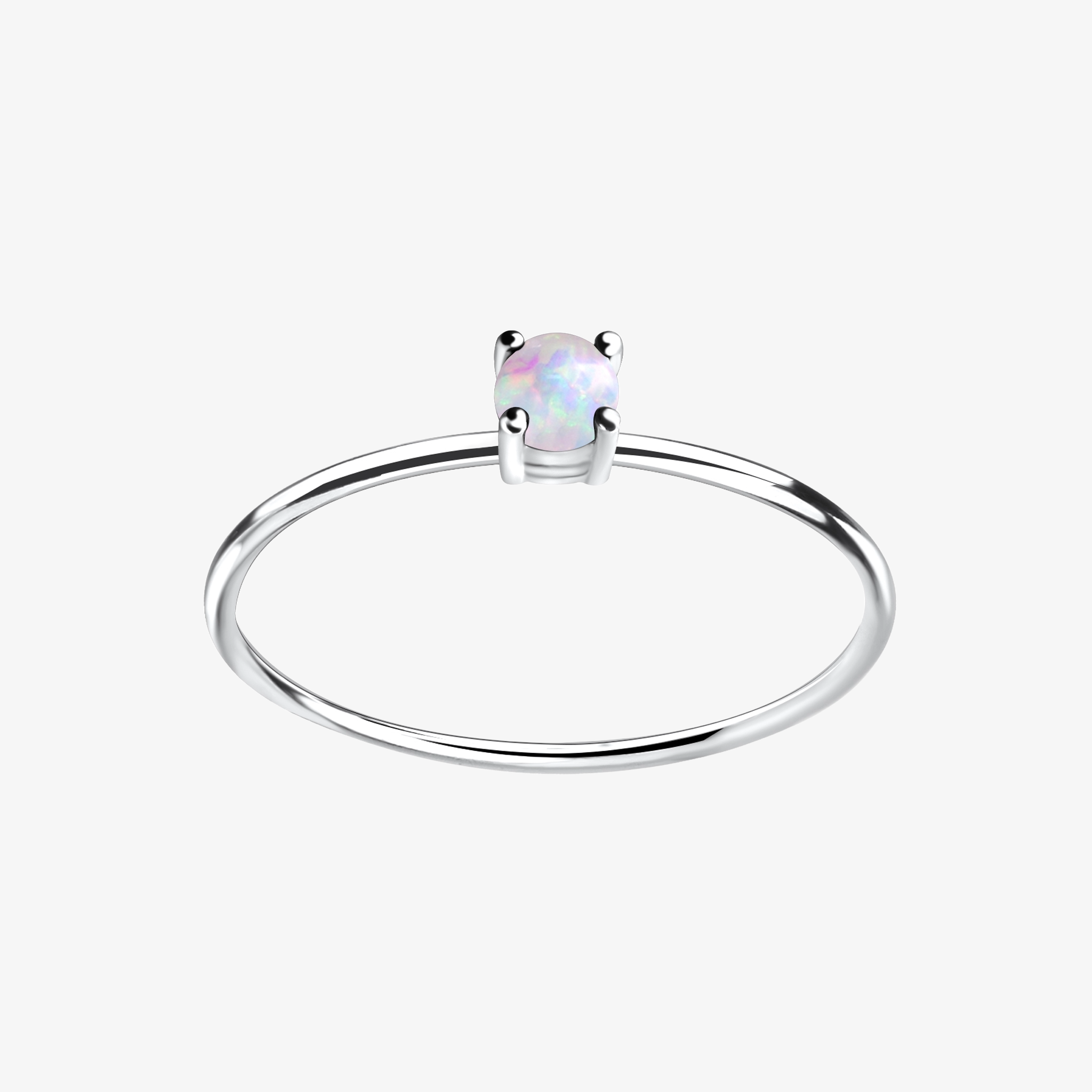 Opal Enkel Ring