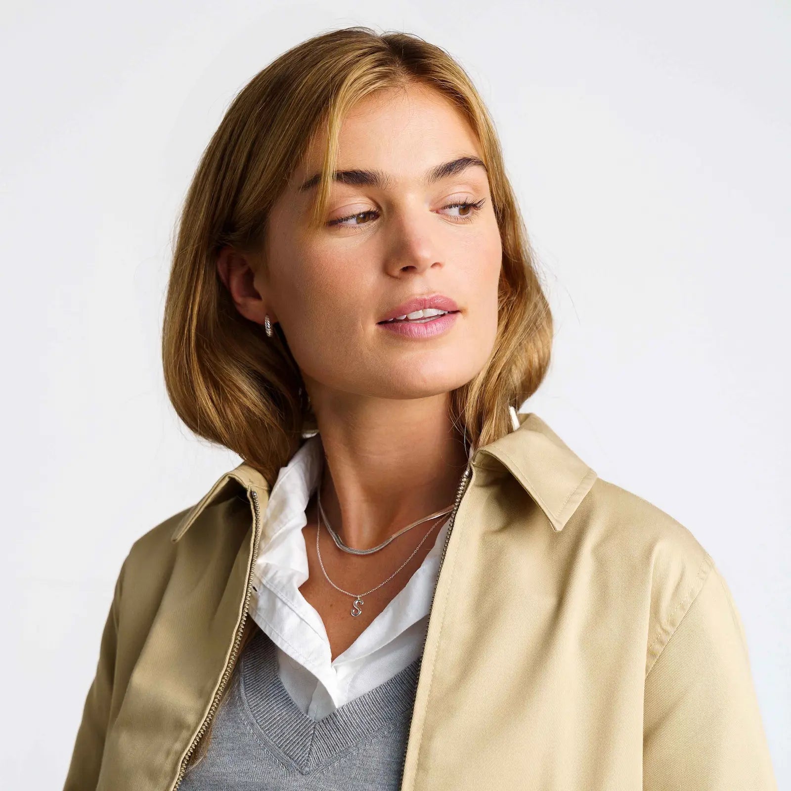 Tvinnat set med chunky pärlor