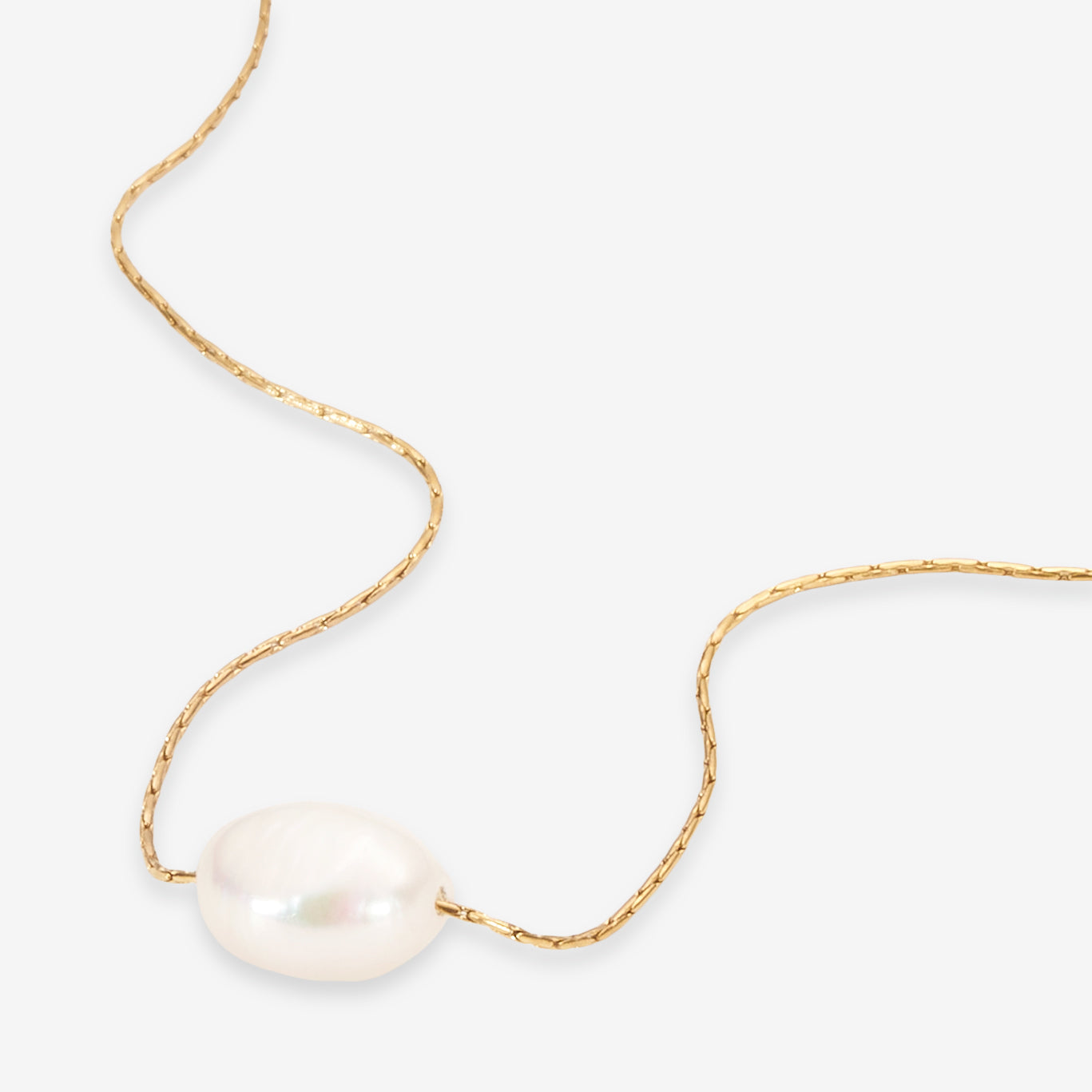 Solo Pärlhalsband Förgyllt