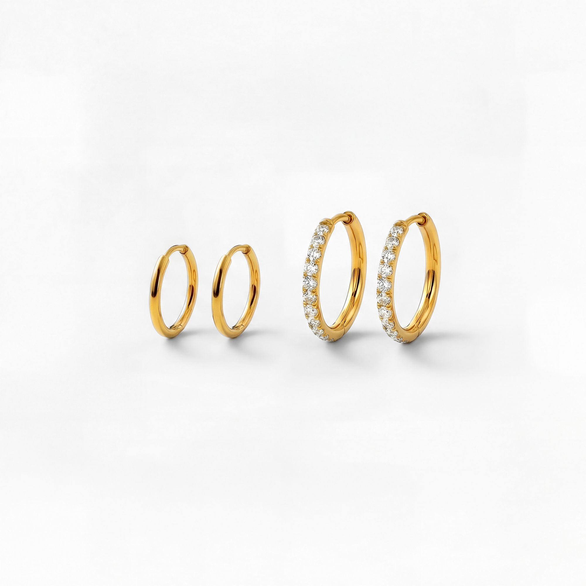 Klassisk kristall dubbelset 12-18 mm