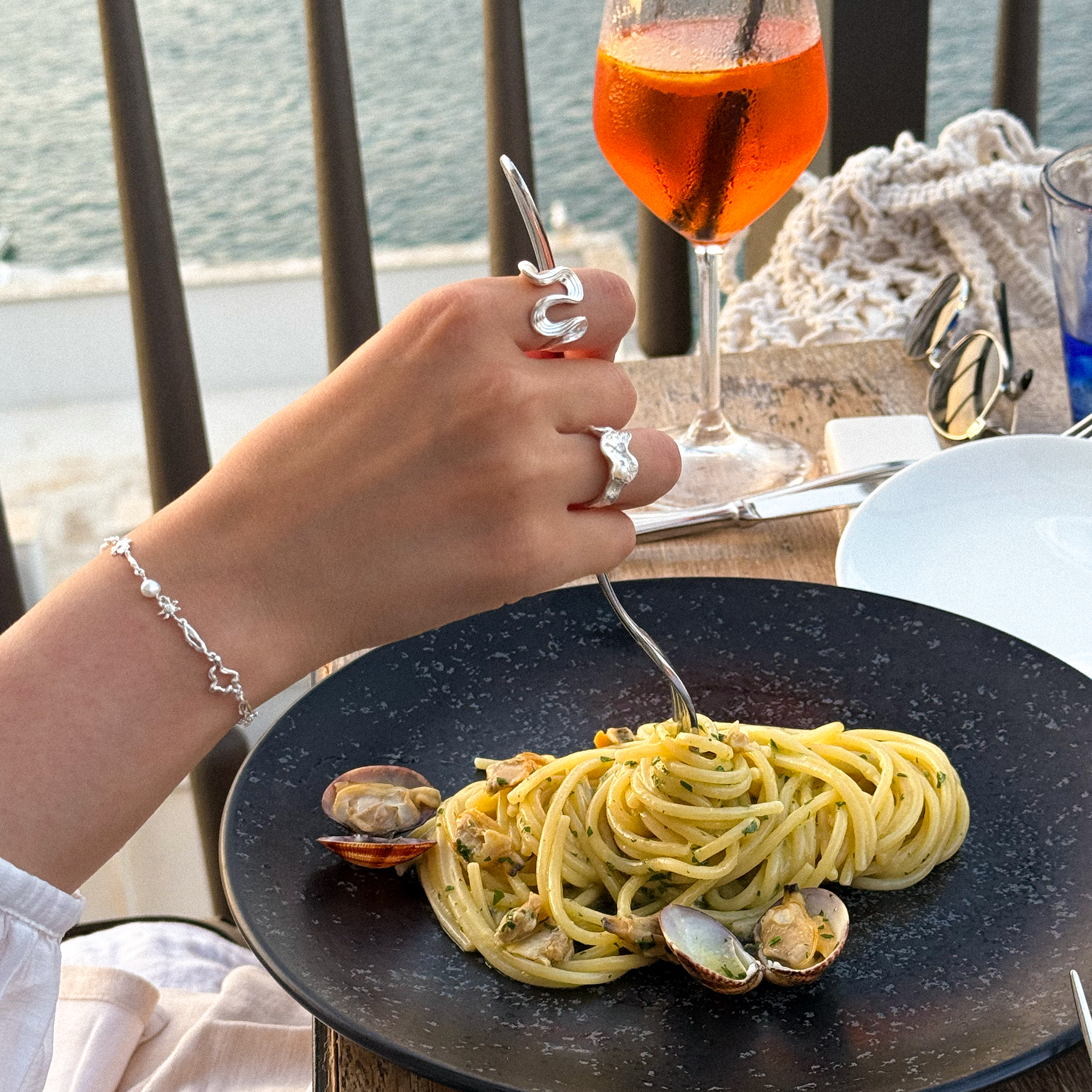 Solis Pärlarmband Försilvrat