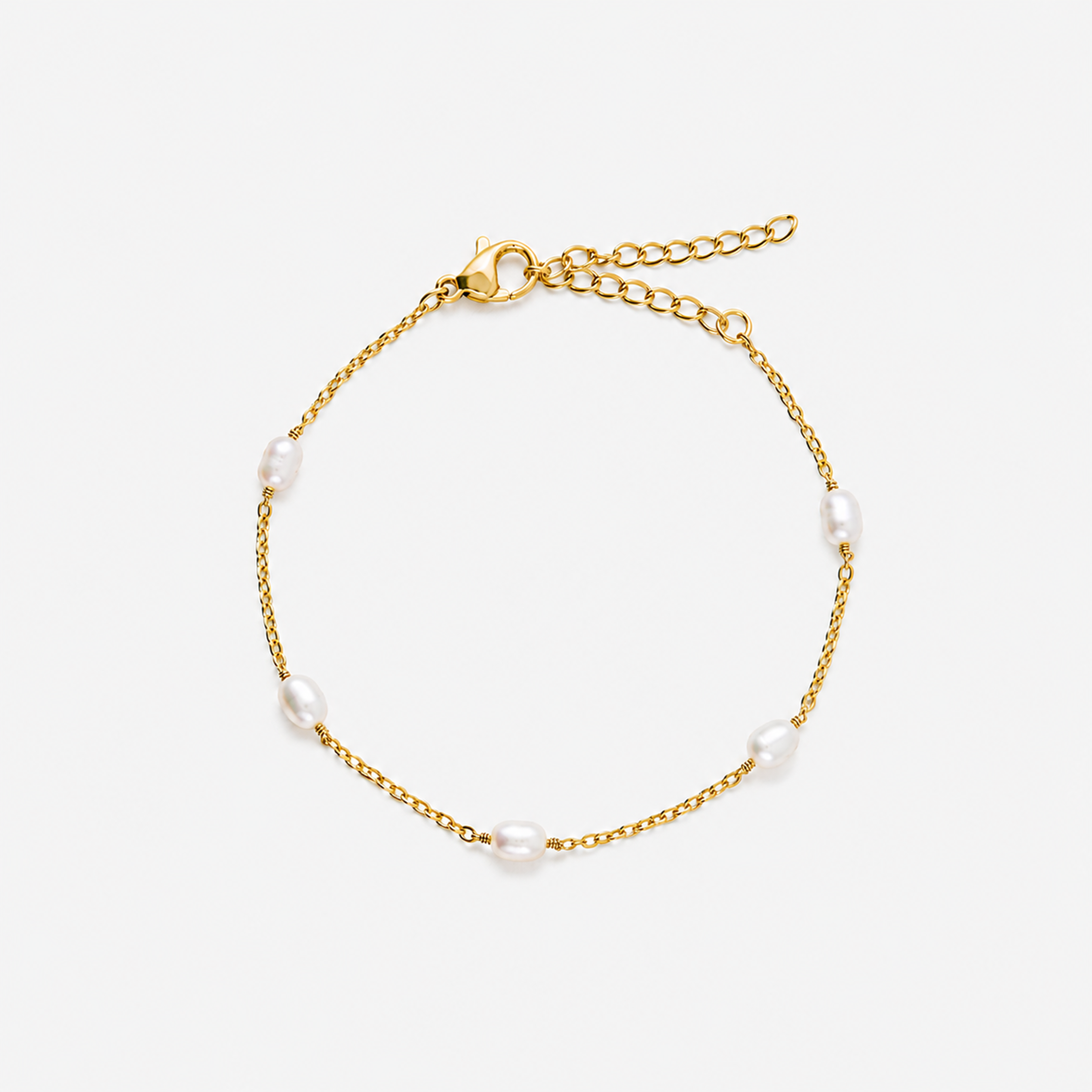 Dot Bead Armband Förgyllt