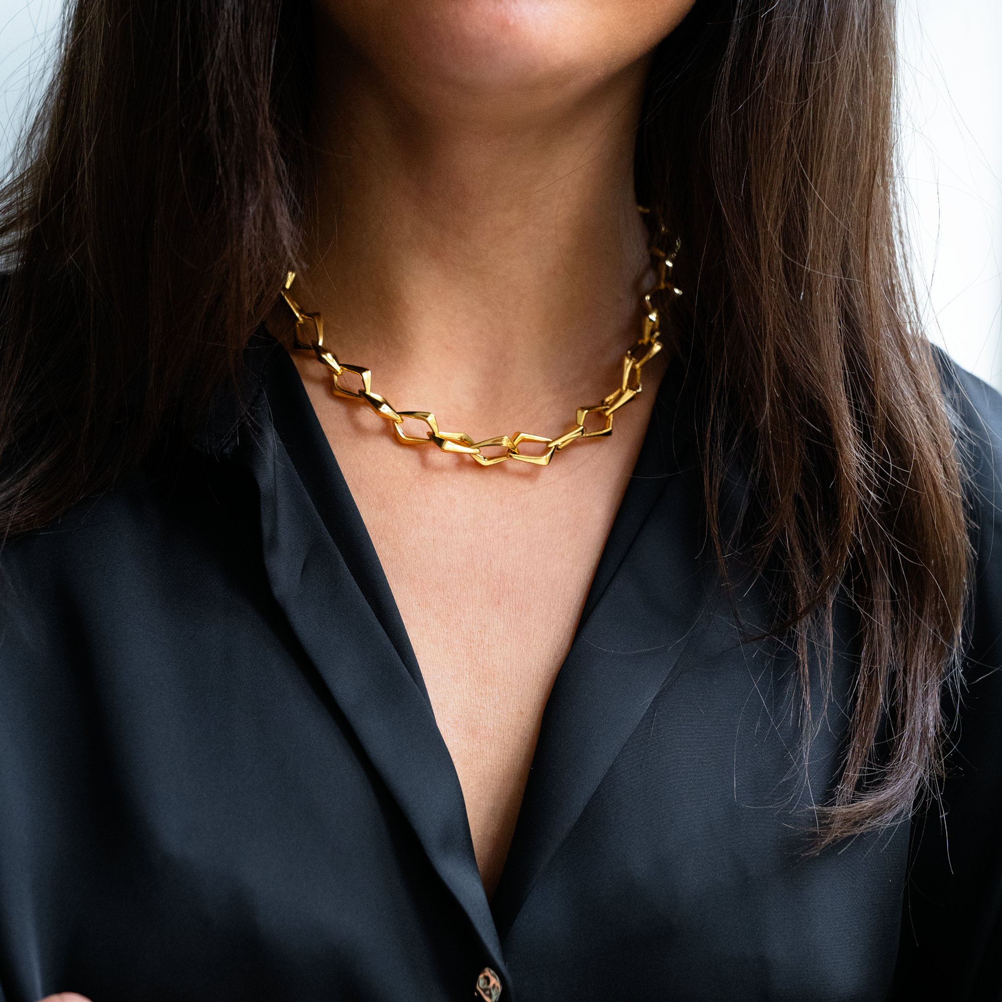 Chunky Halsband Förgyllt