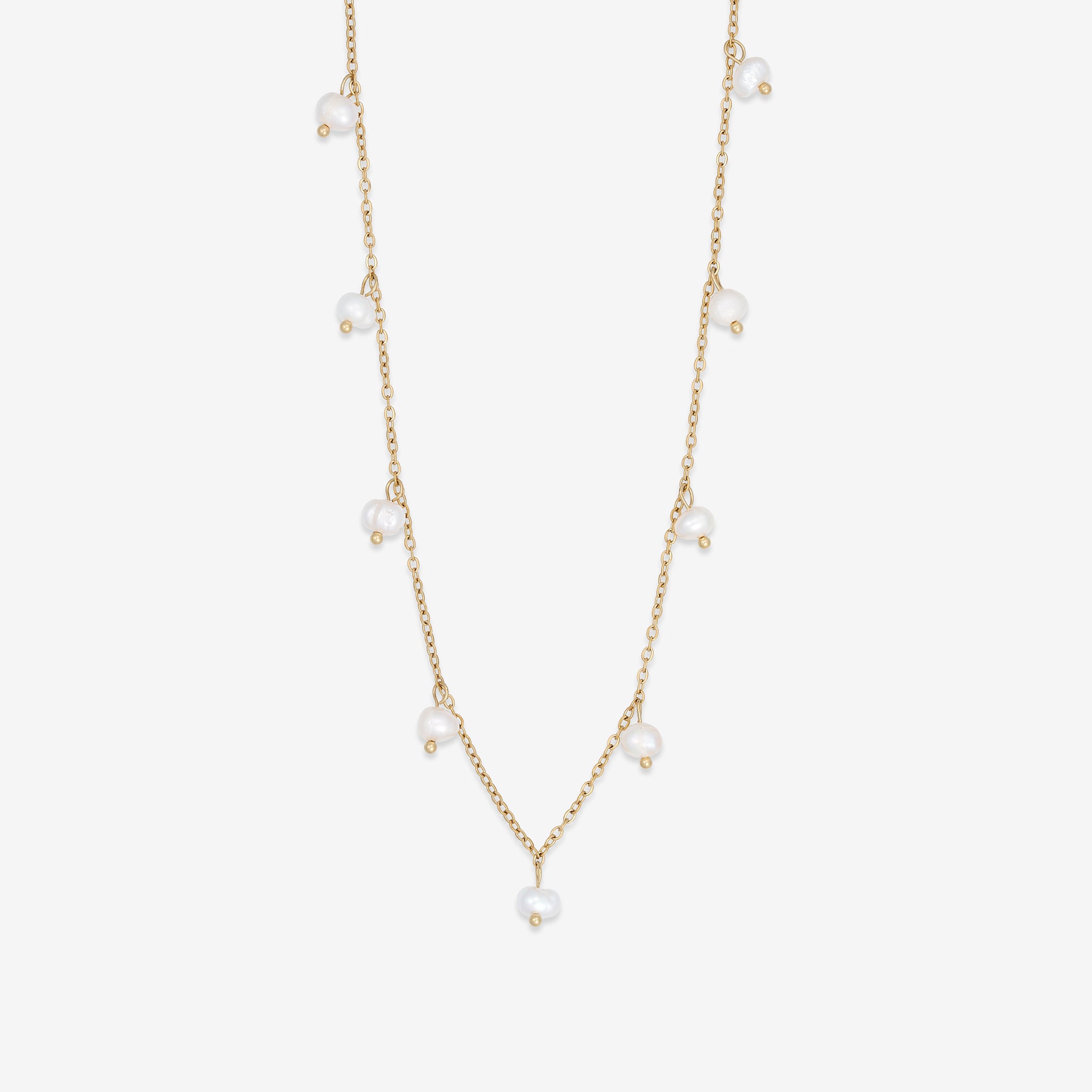 Halsband med prickigt hänge