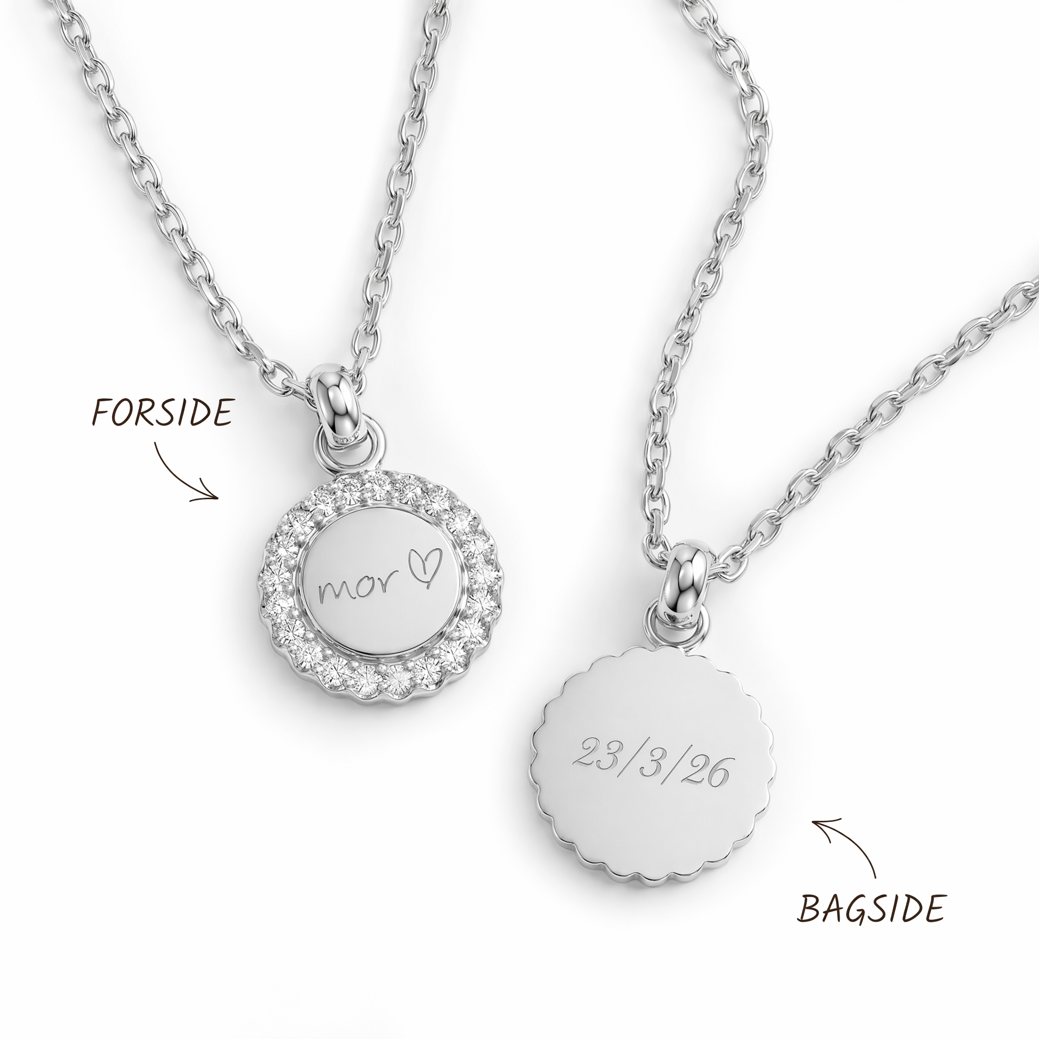 Kristallhalsband för mors dag