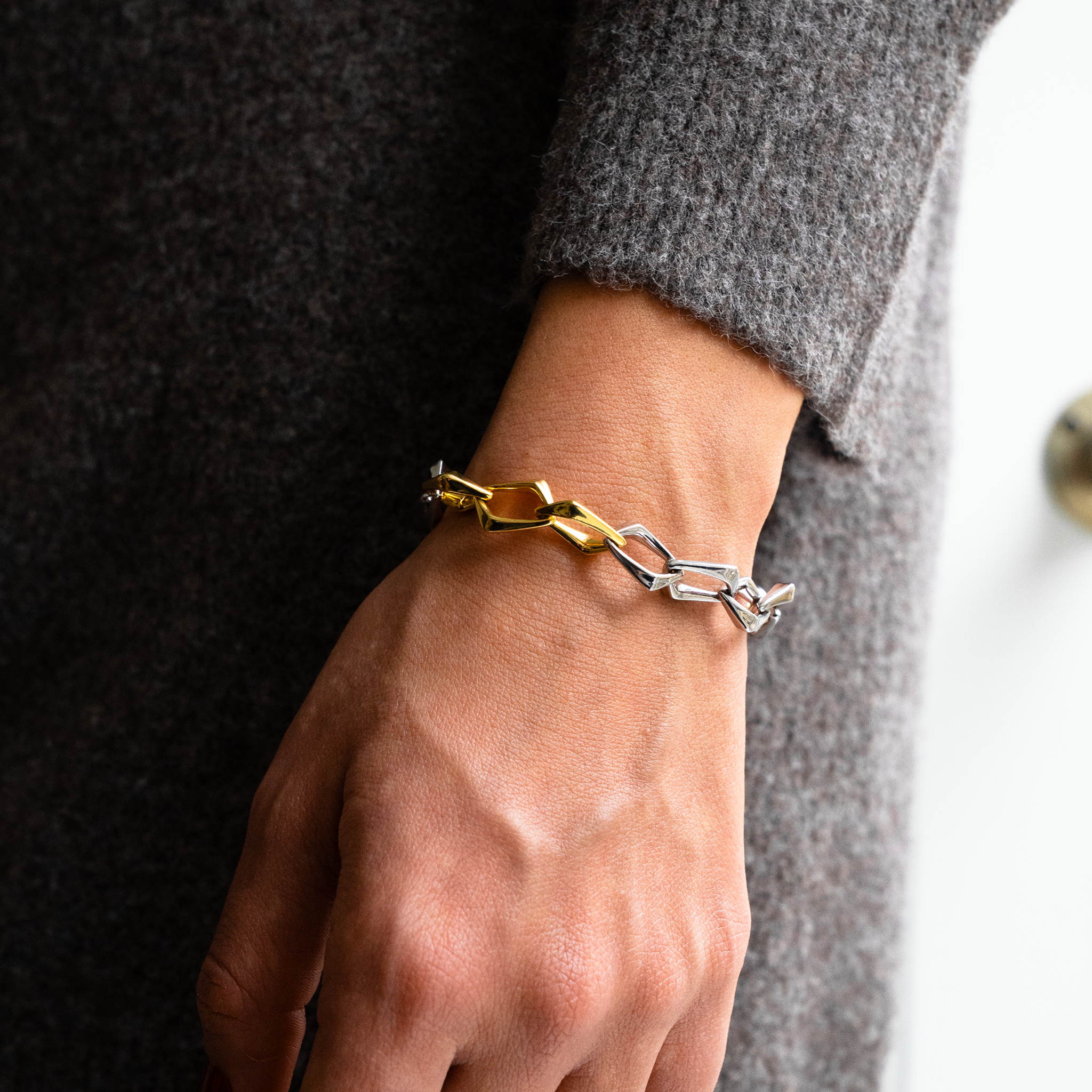 Grovt armband blandat