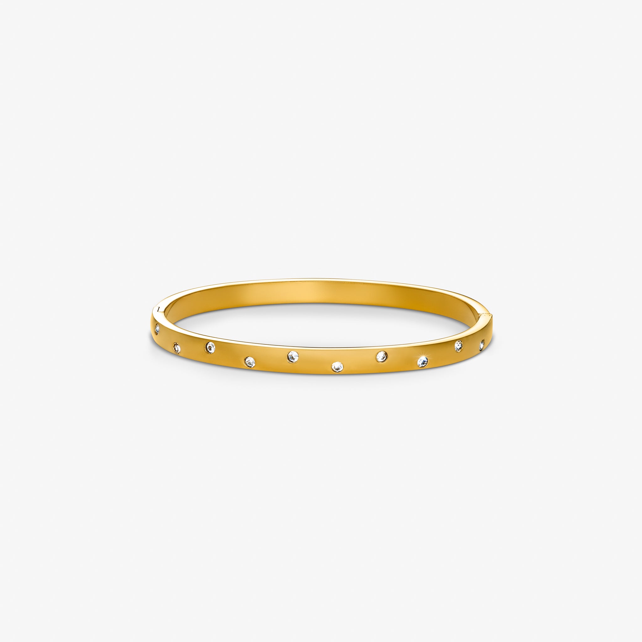 Flow Crystal Dot Armband Förgyllt