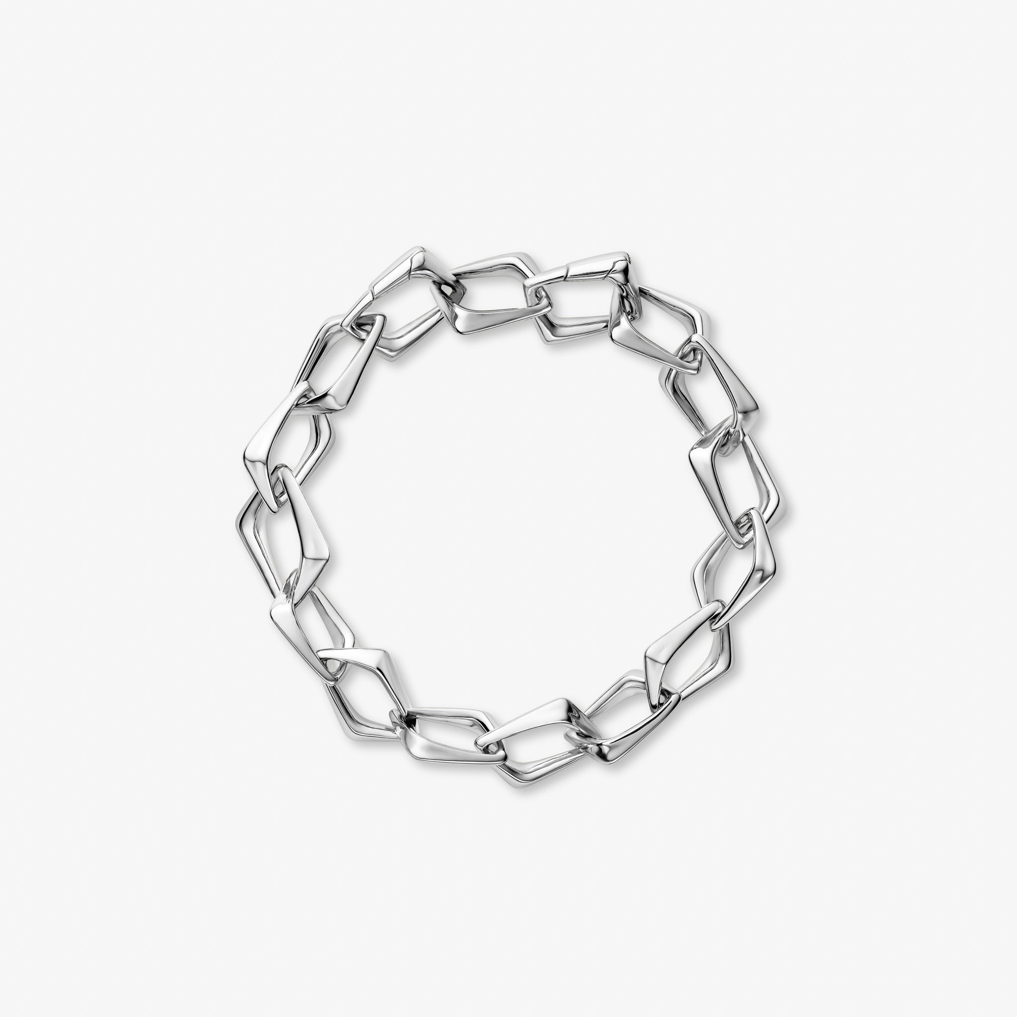 Chunky Armband Silverpläterad