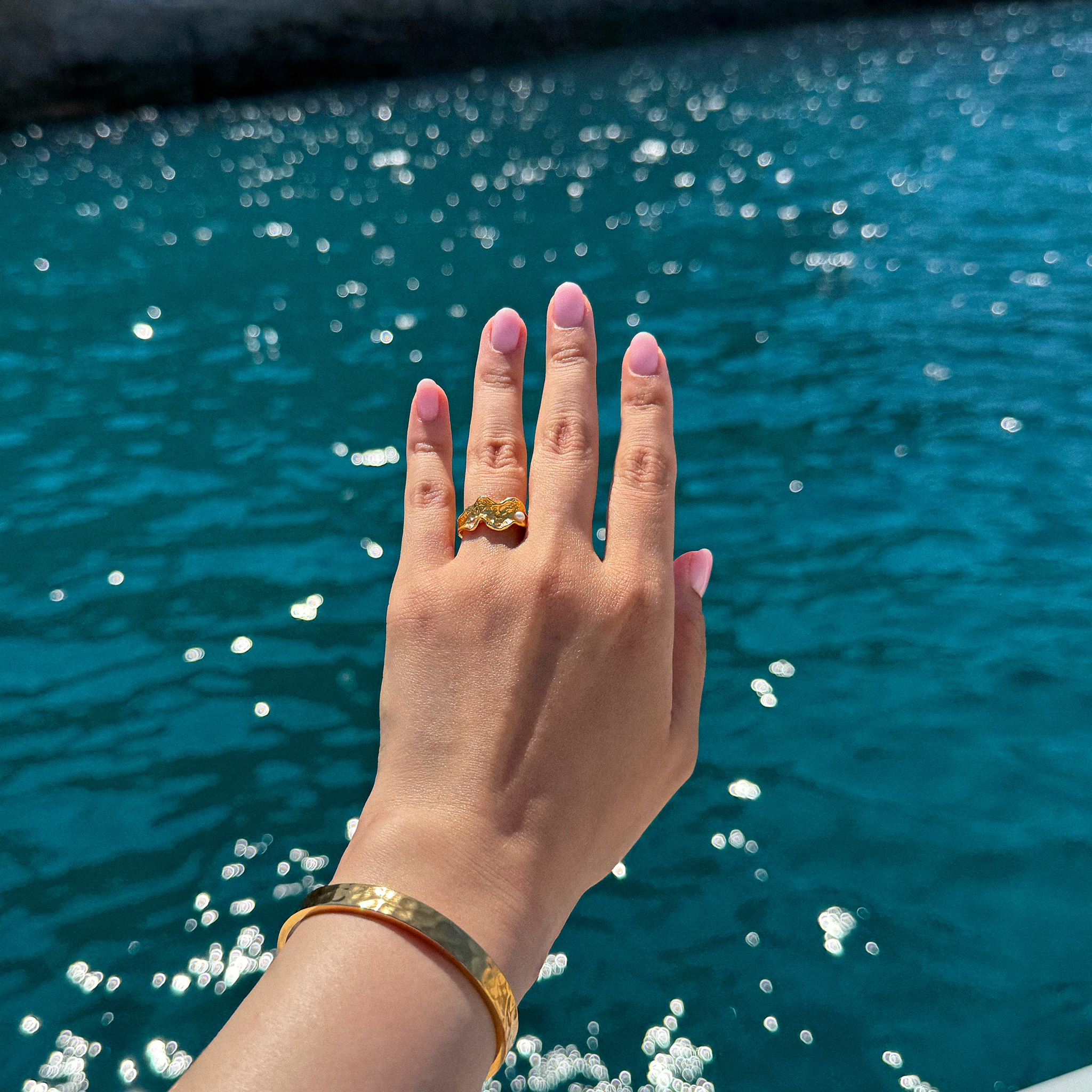 Magma Pärlring Silver