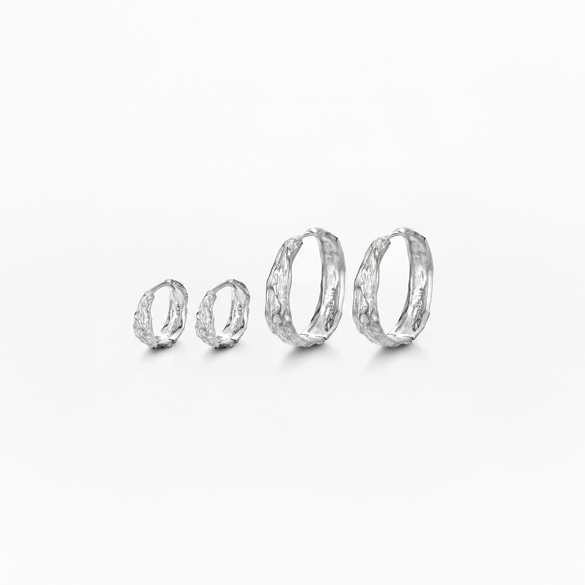 Smält silver dubbelset 12-33mm