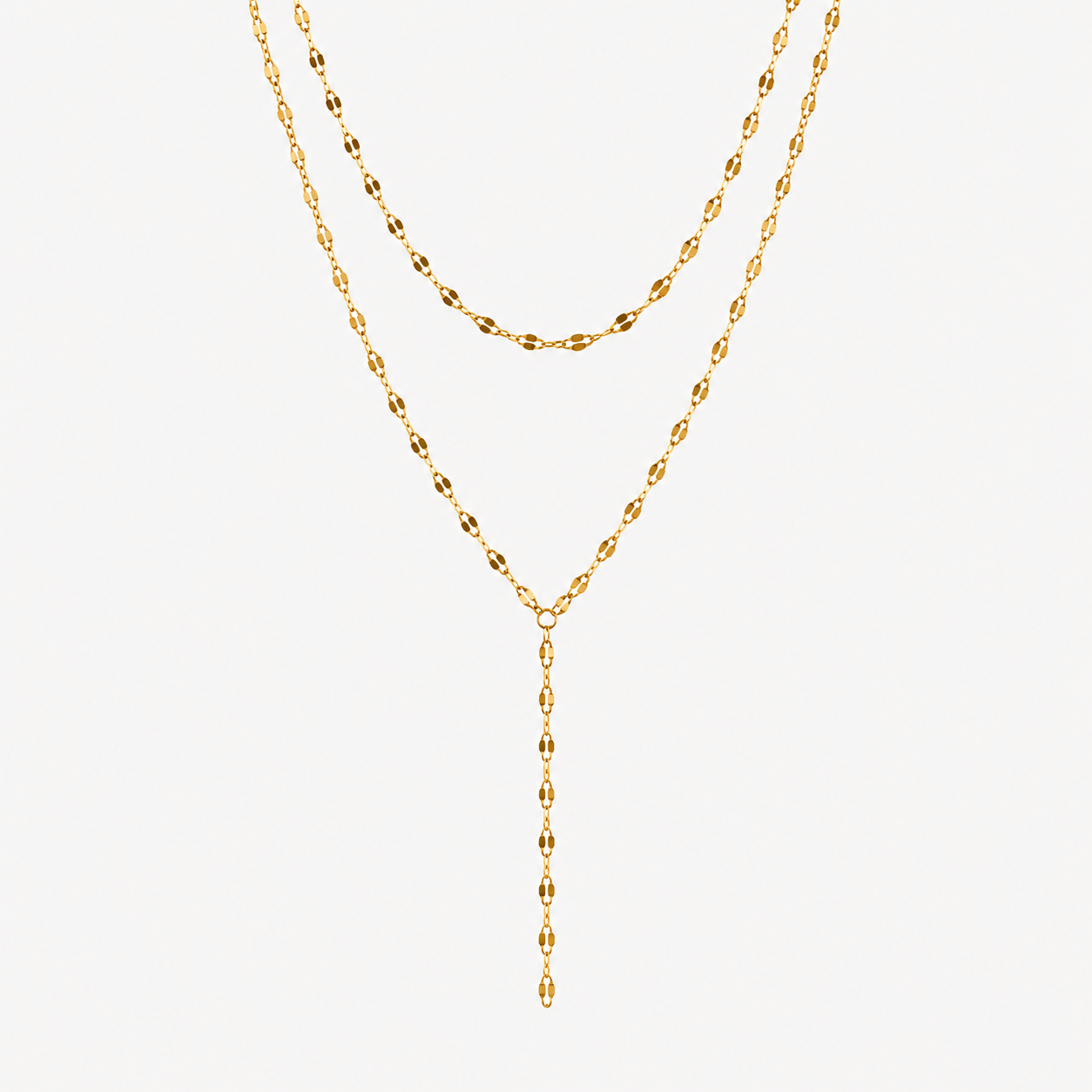 Sun Y Halsband I Guld