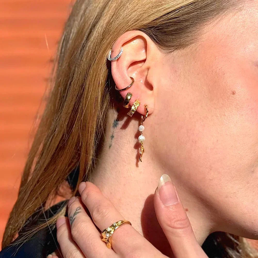 Huller i ørerne placering