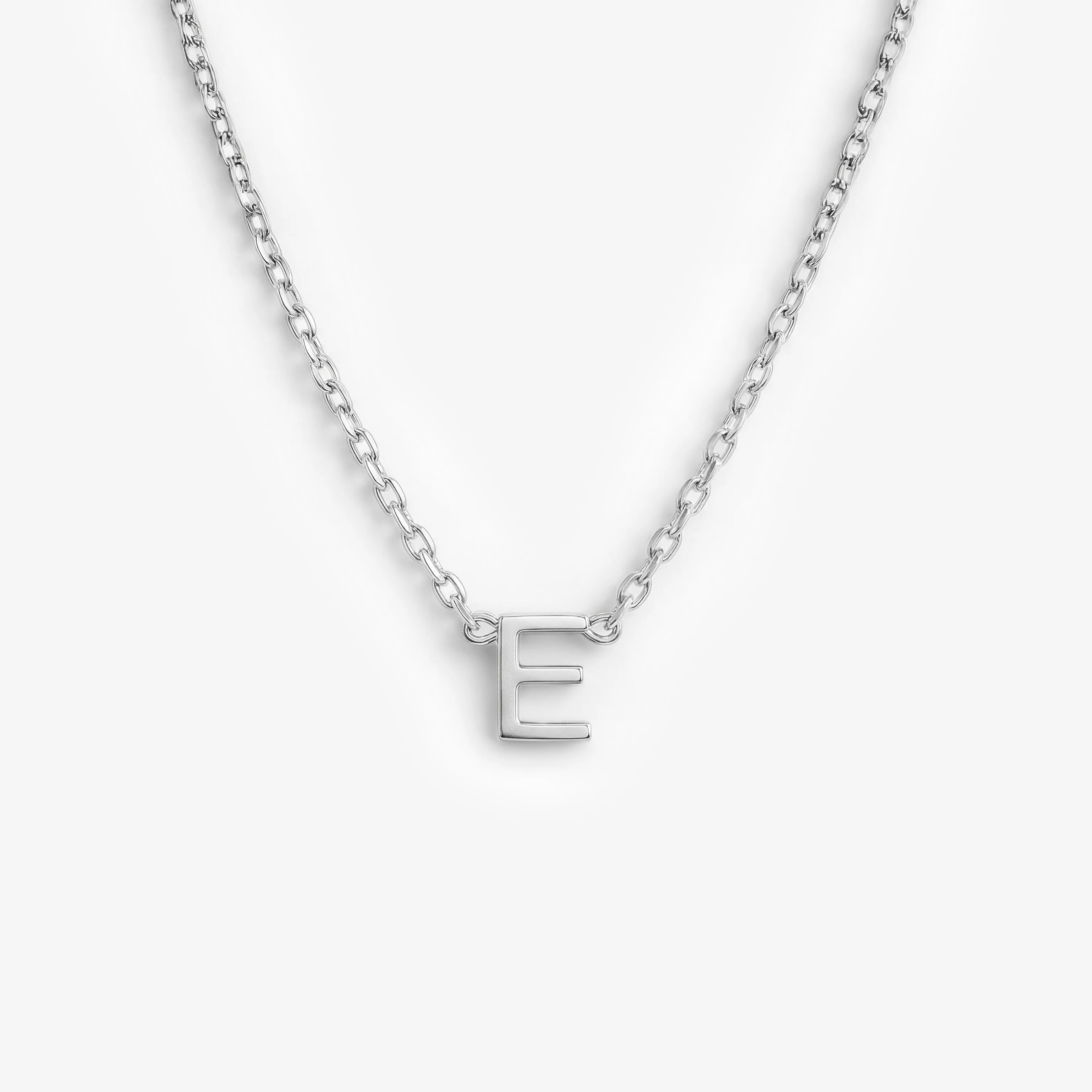 Bokstav Halsband Silver