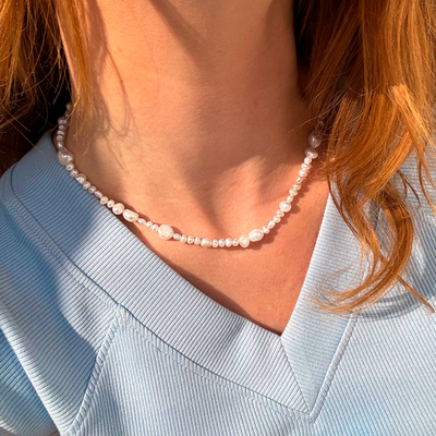 Barok Ferskvandsperlehalskæde