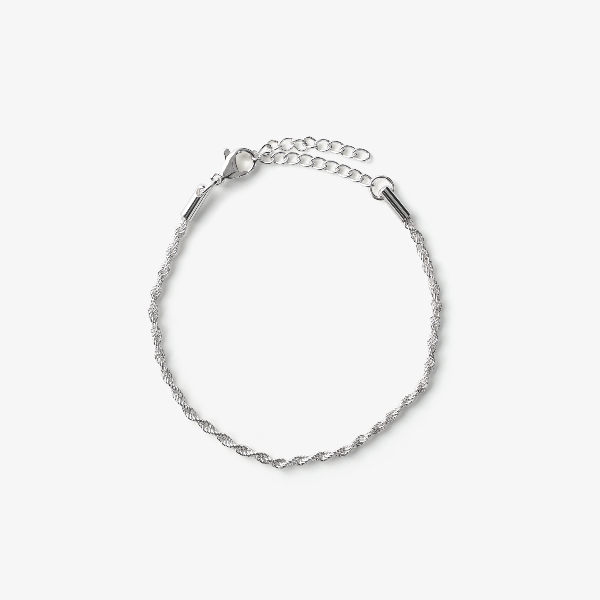 Snoet Rope Armbånd i sølv