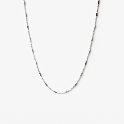 Cable Bar Halskæde i sølv