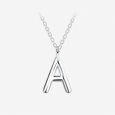 Halskæde med bogstav