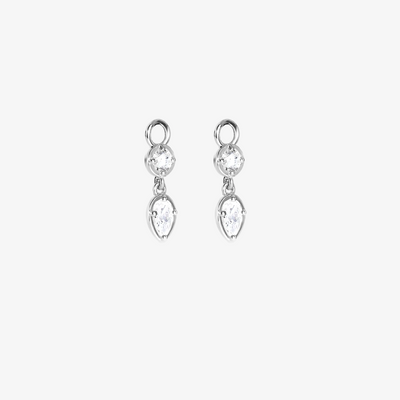 Mirror Drop Sølvbelagt Double