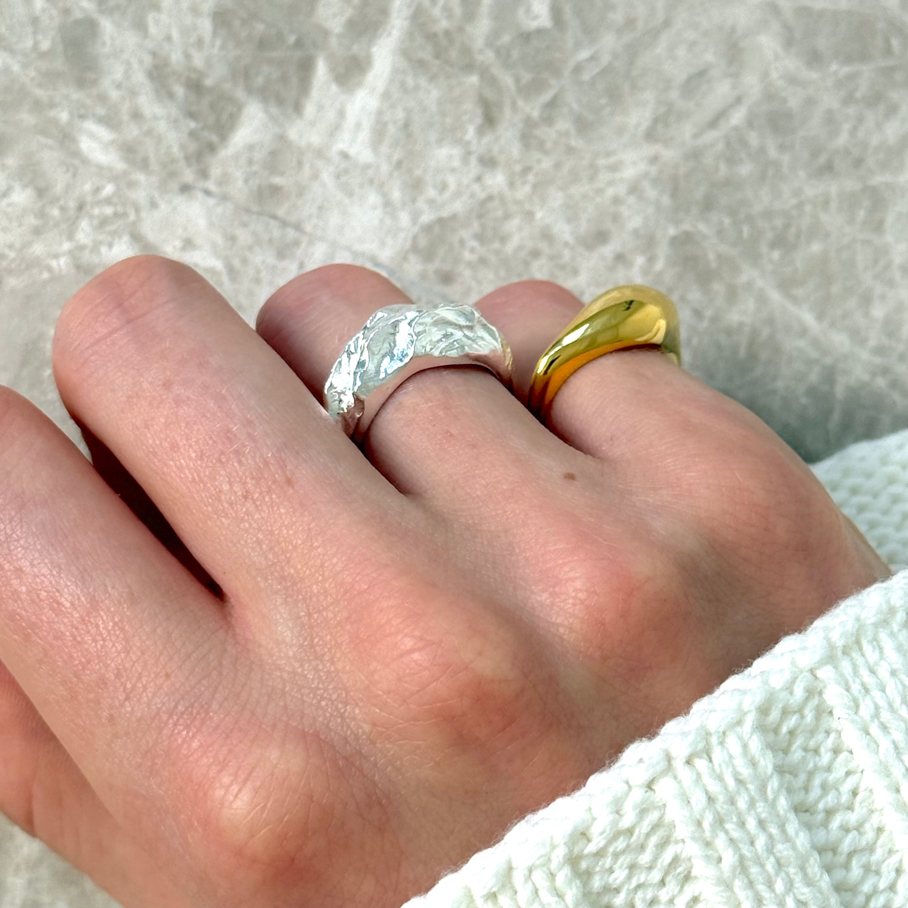 Magma Chunky Ring 925 Sølv