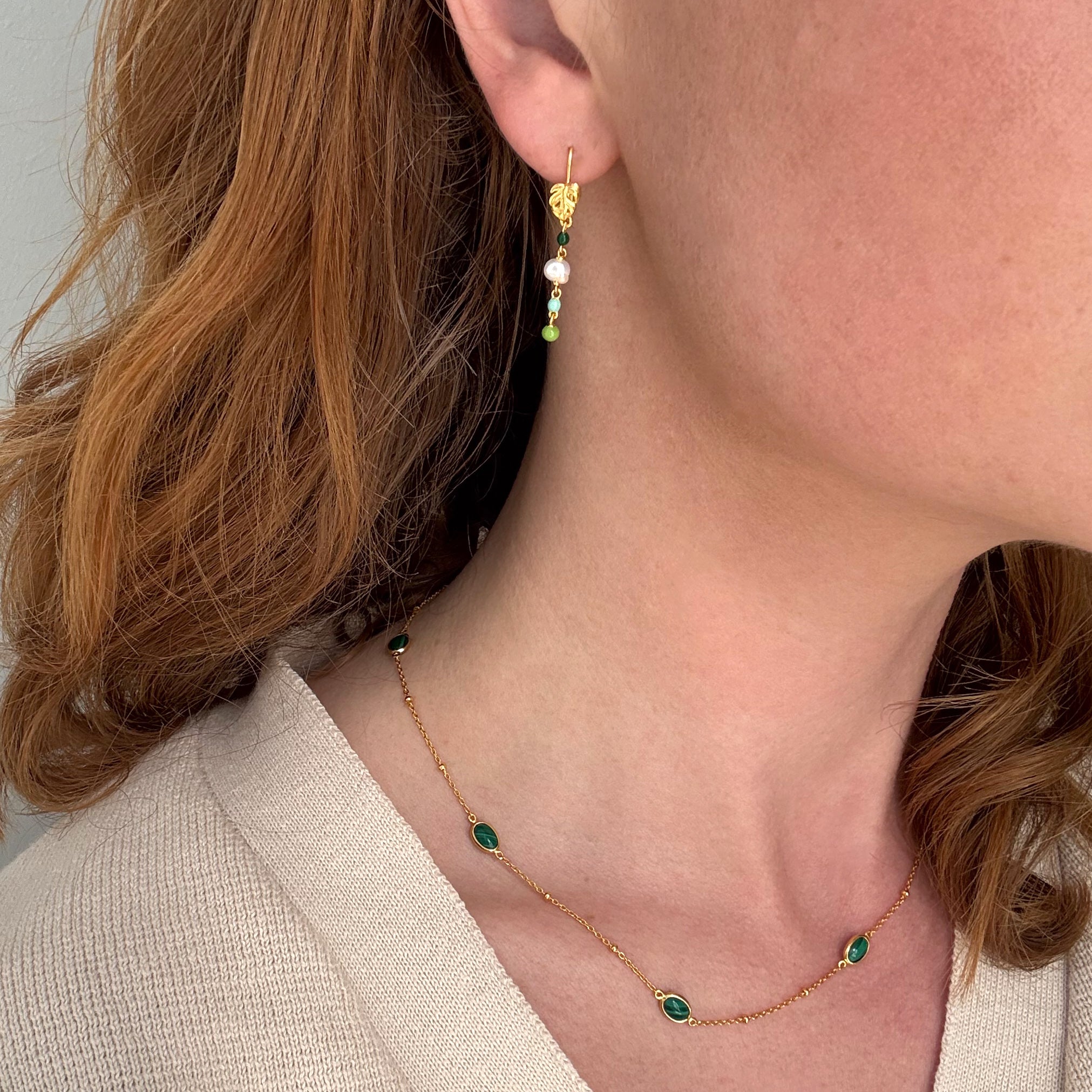 Dinglade prickiga gröna set