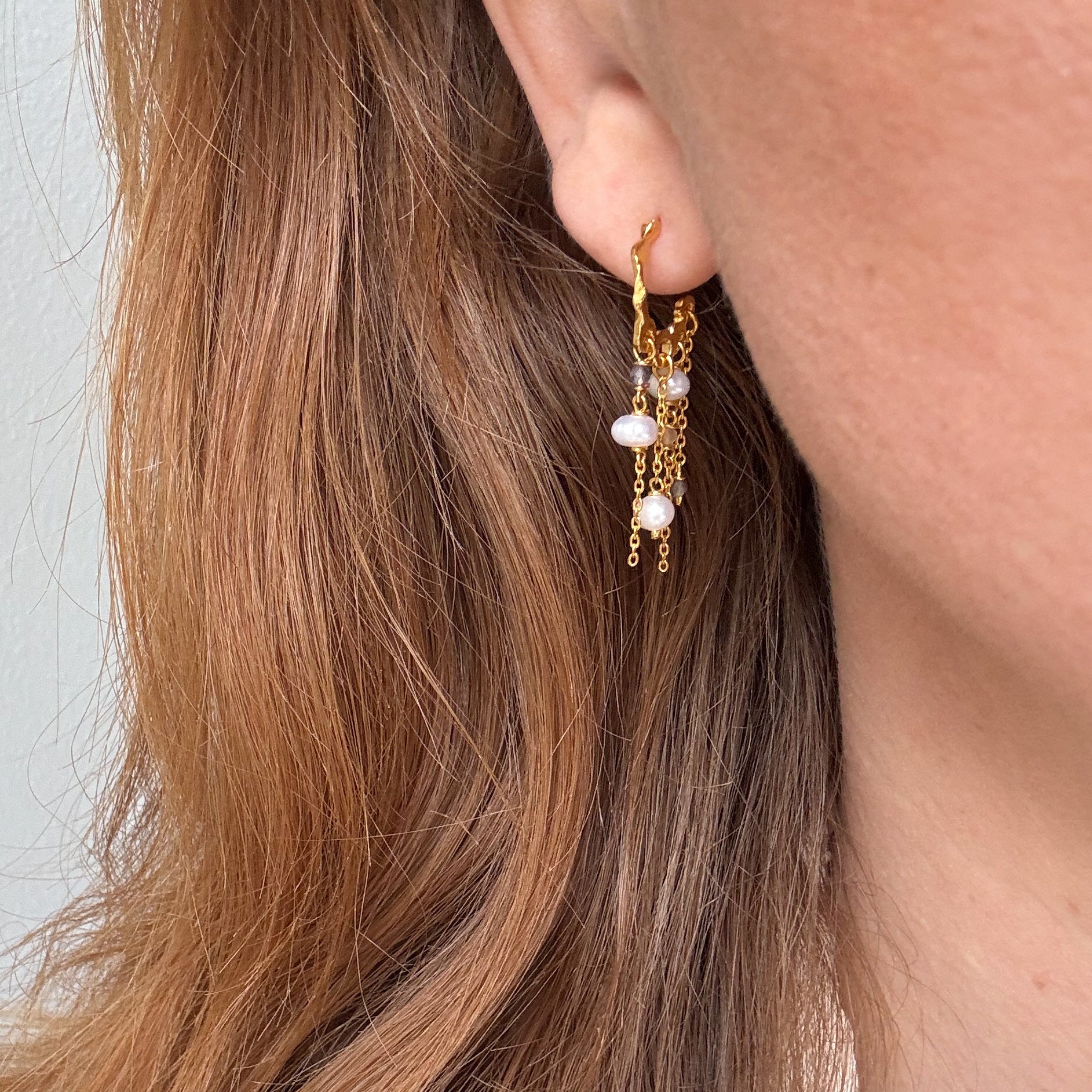 Luna Dingel Pastell Guldpläterad