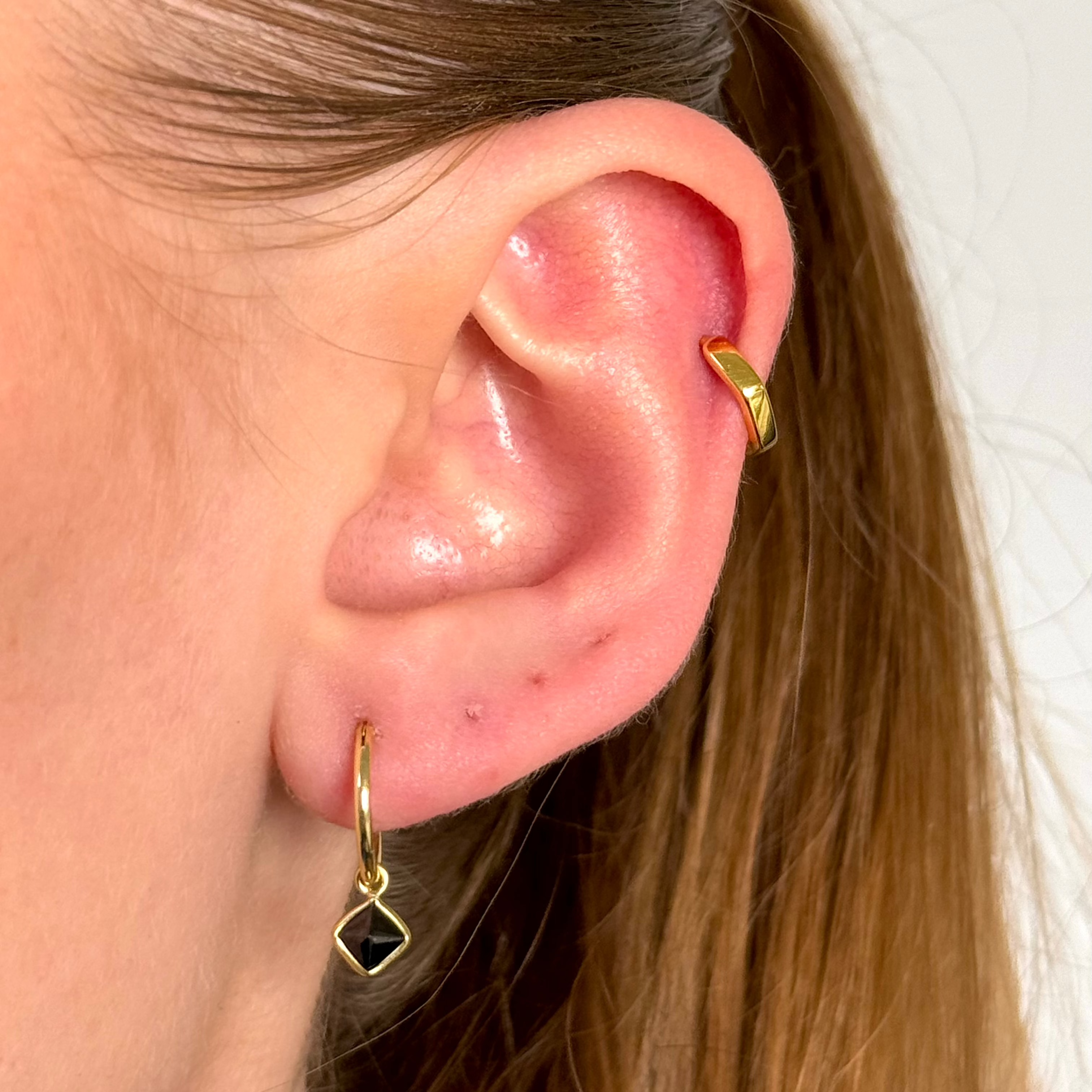 Hexagon Hoop Förgylld