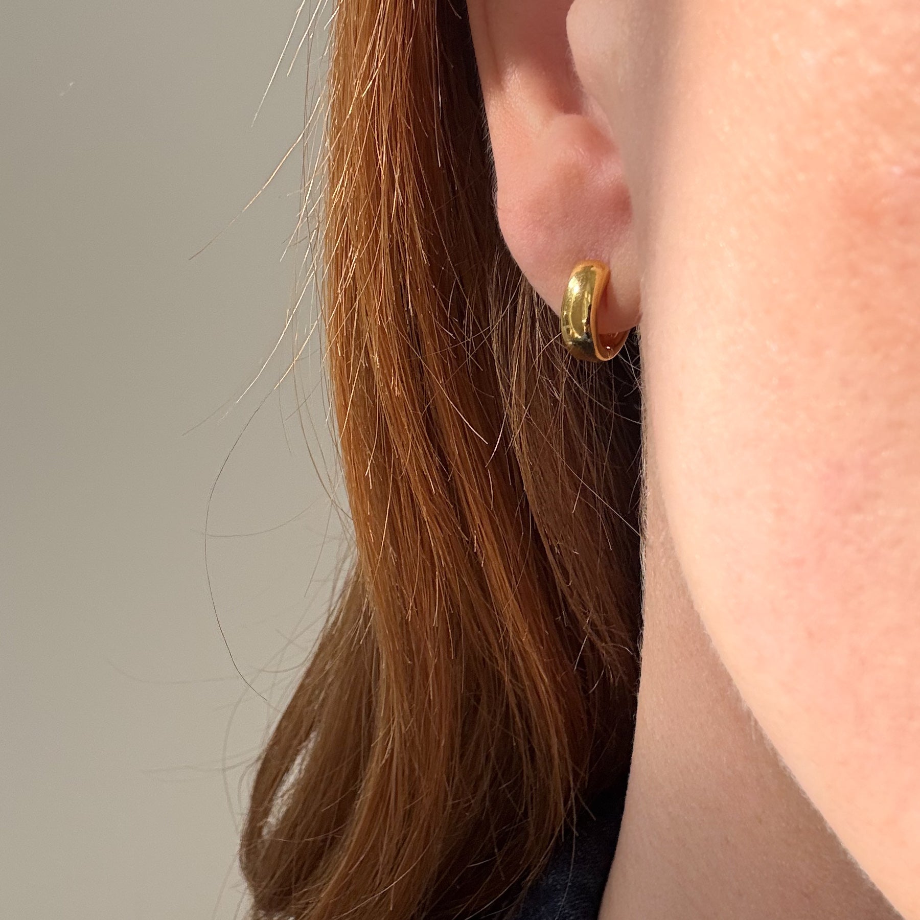 Chunky Hoops 12 mm Förgyllda