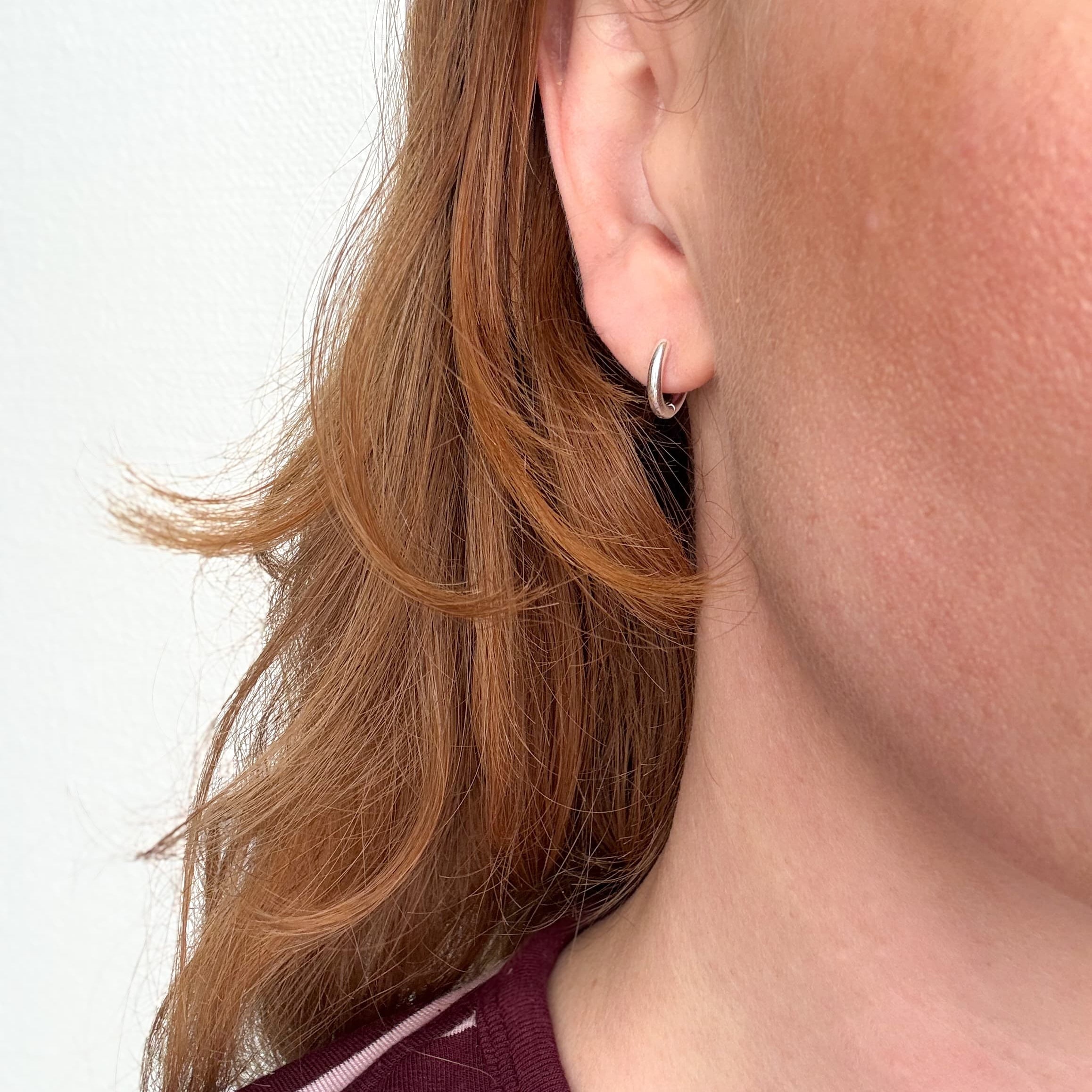 Klassisk Hoop 12 mm Försilvrad