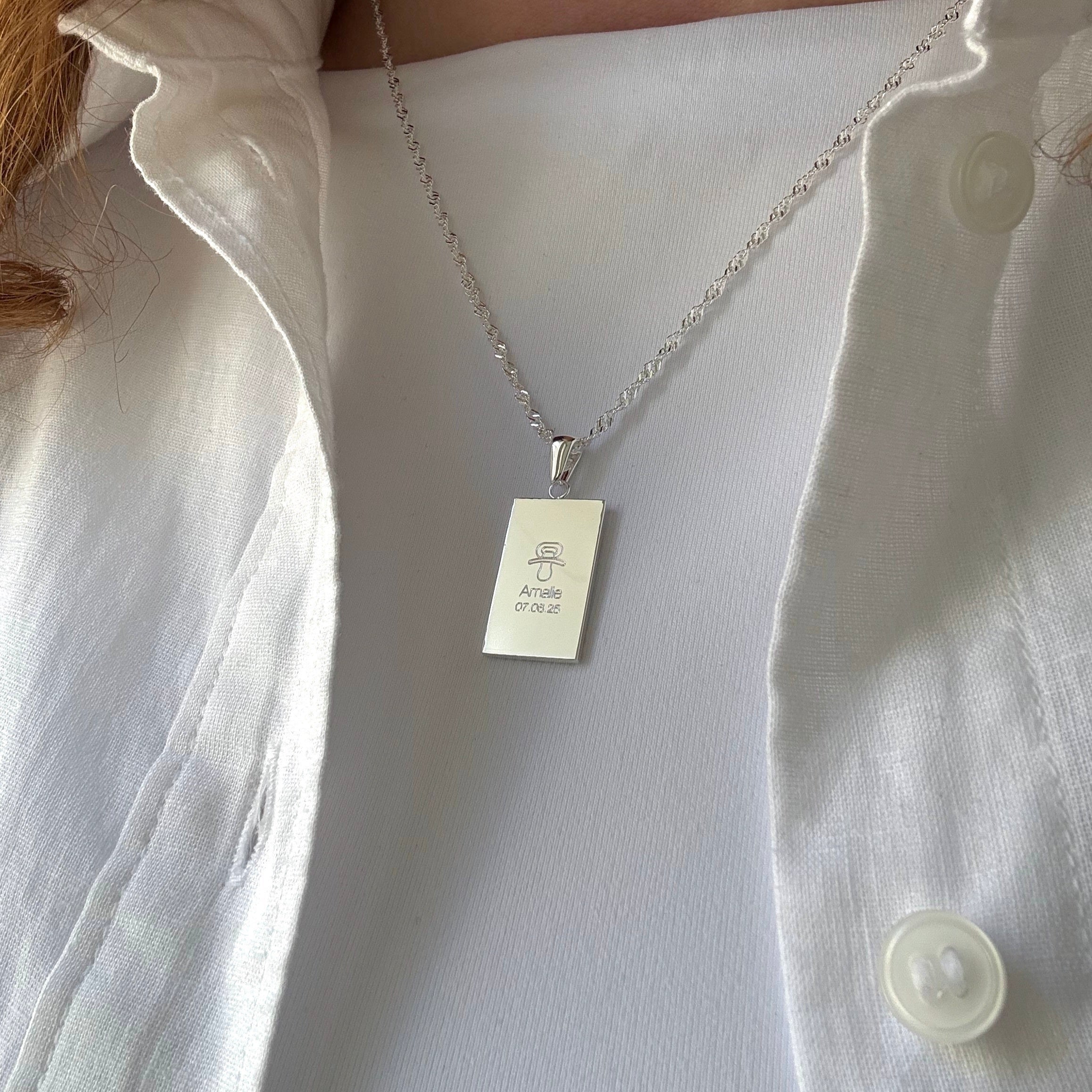 Afsluttet udannelse halskæde med vedhæng