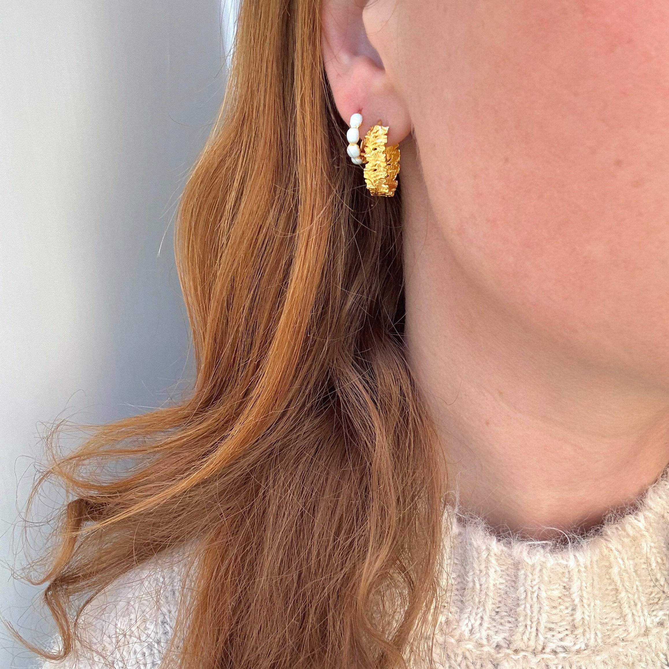 Magma Rock-ring förgylld