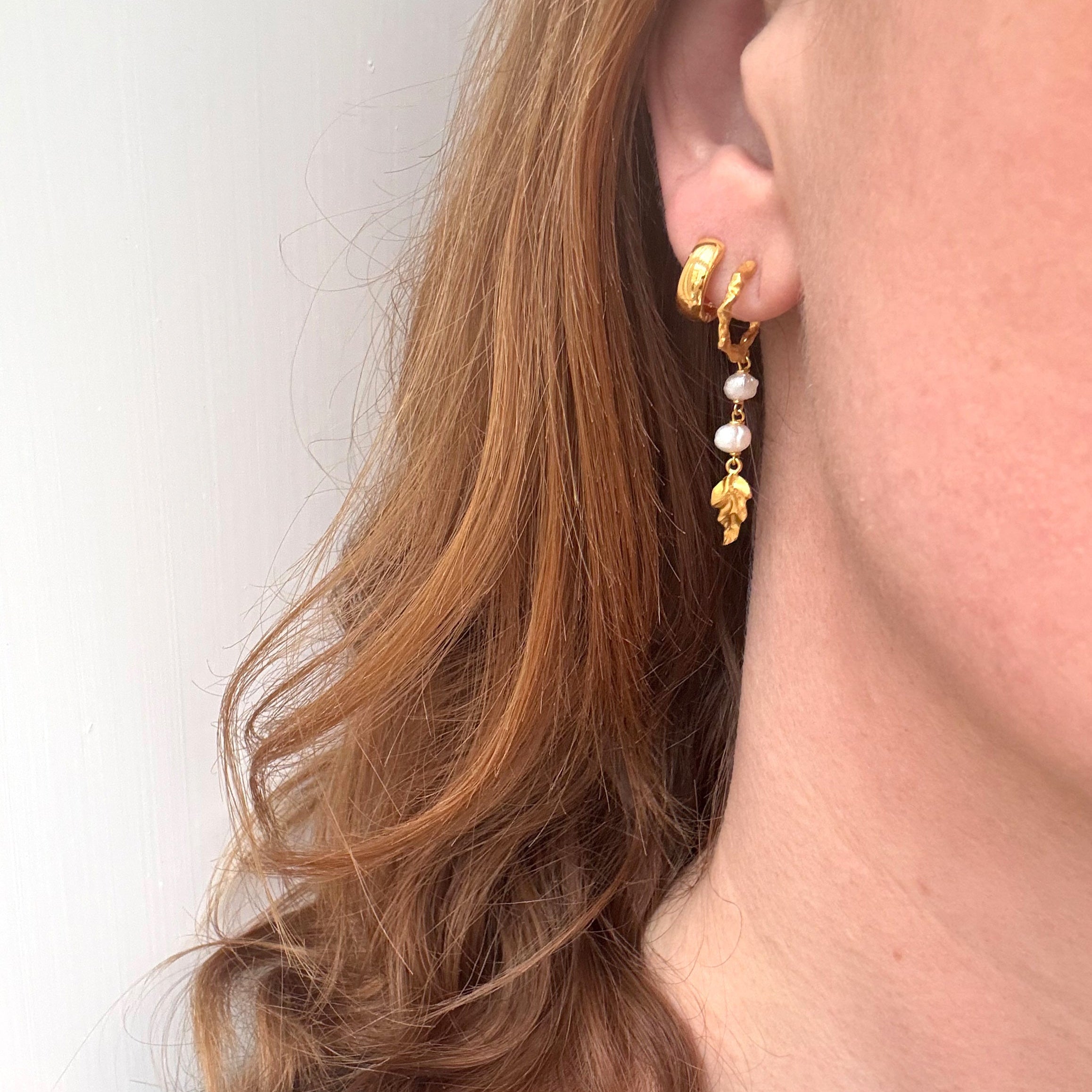 Chunky Hoops 12 mm Förgyllda