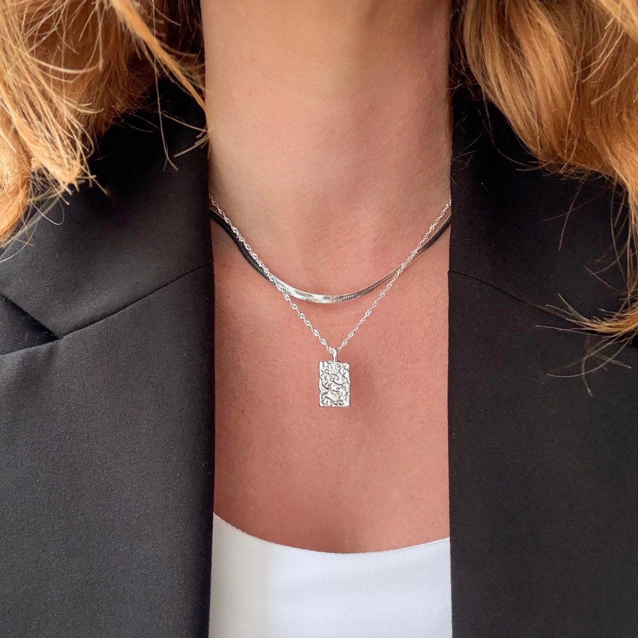 Hamrat Halsband Försilvrat