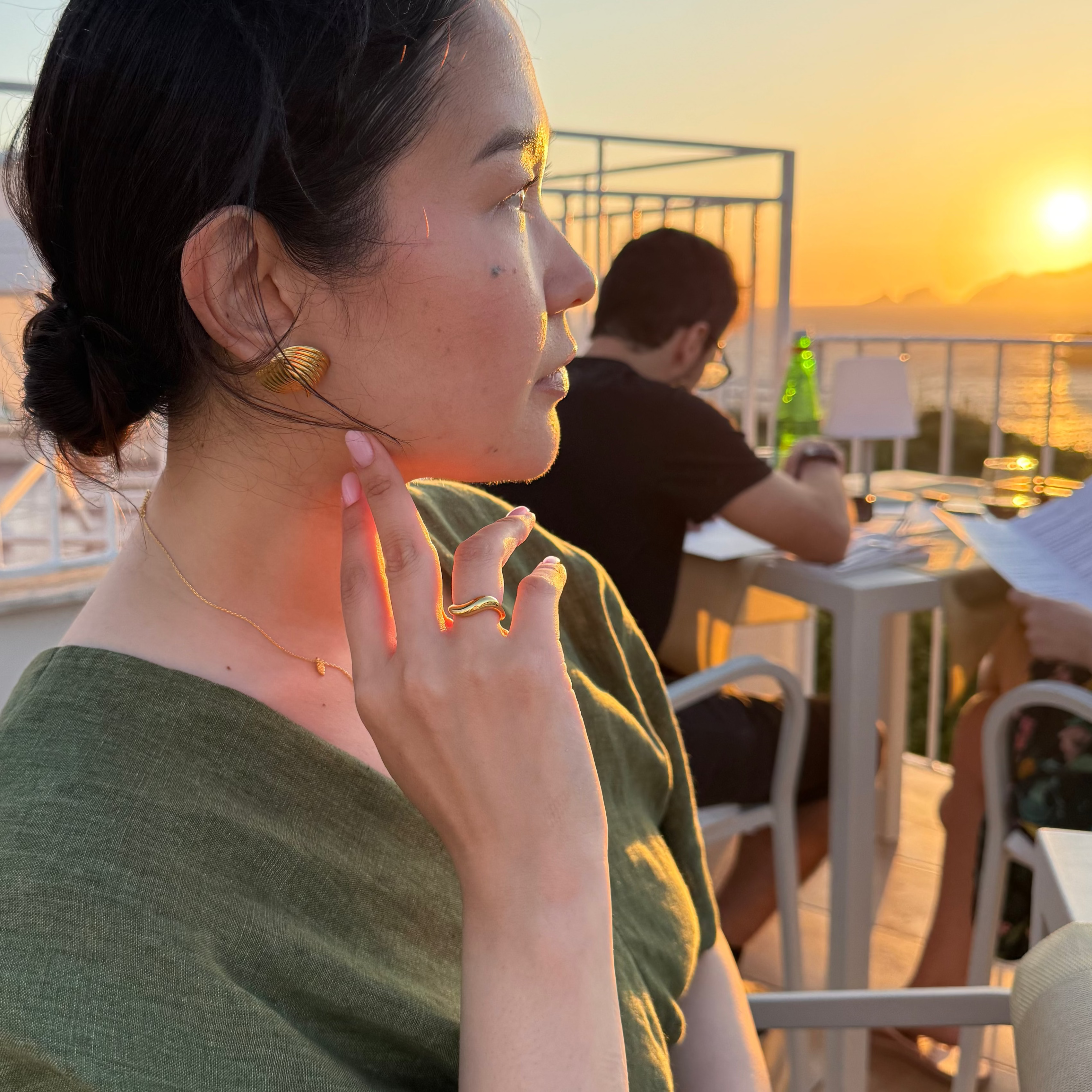 Snoet / bølget ring