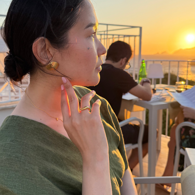 Snoet / bølget ring