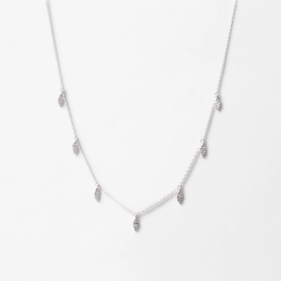 Leaf Halskæde i sølv