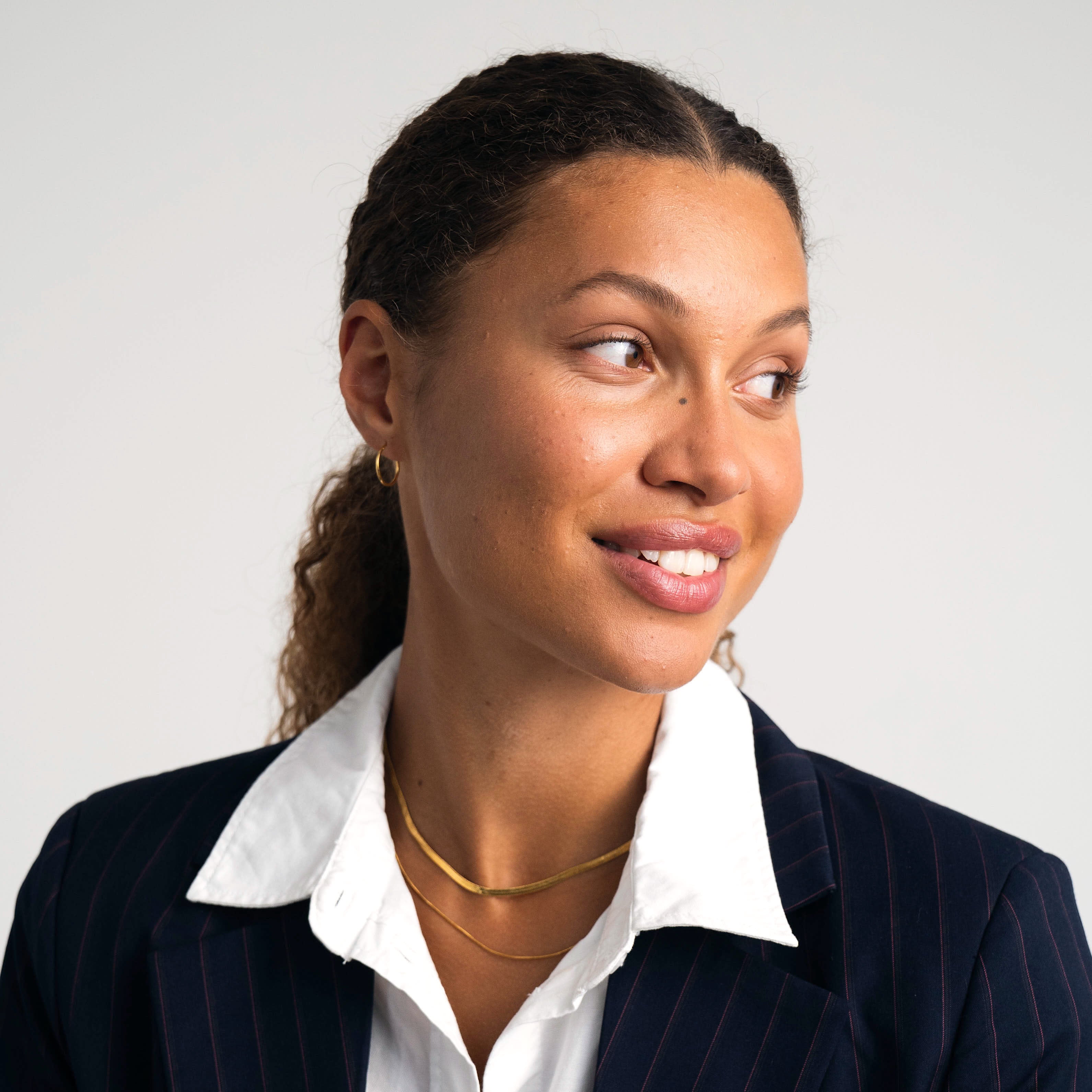 Dobbelt Halskæde Flad + Rund 