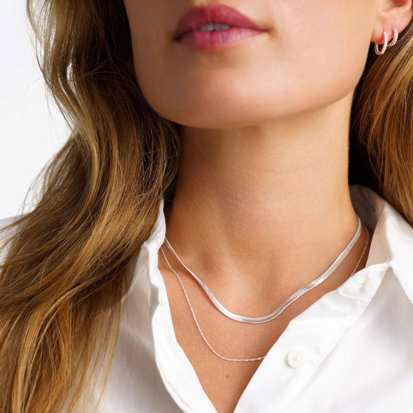 Platt ormhängande set