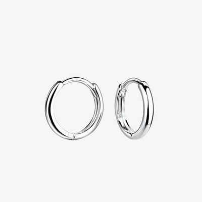 Mini Thick Hoops 925 Sølv