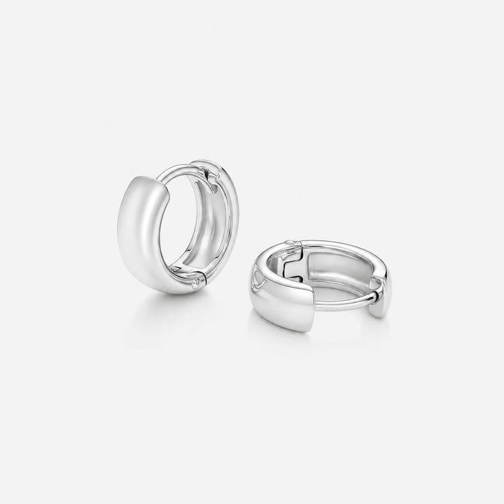 Chunky Hoops 15 mm Sølv